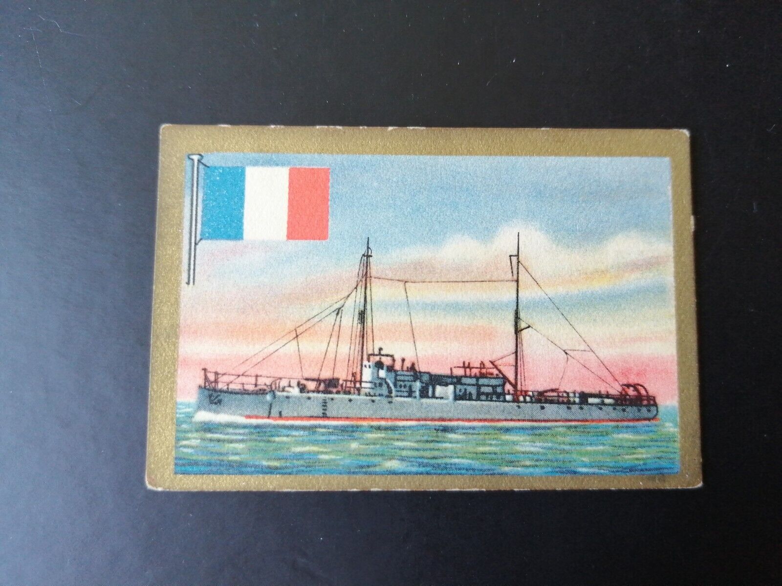 German SABA tobacco ship trading card 1931-33No 246 Diligente" France