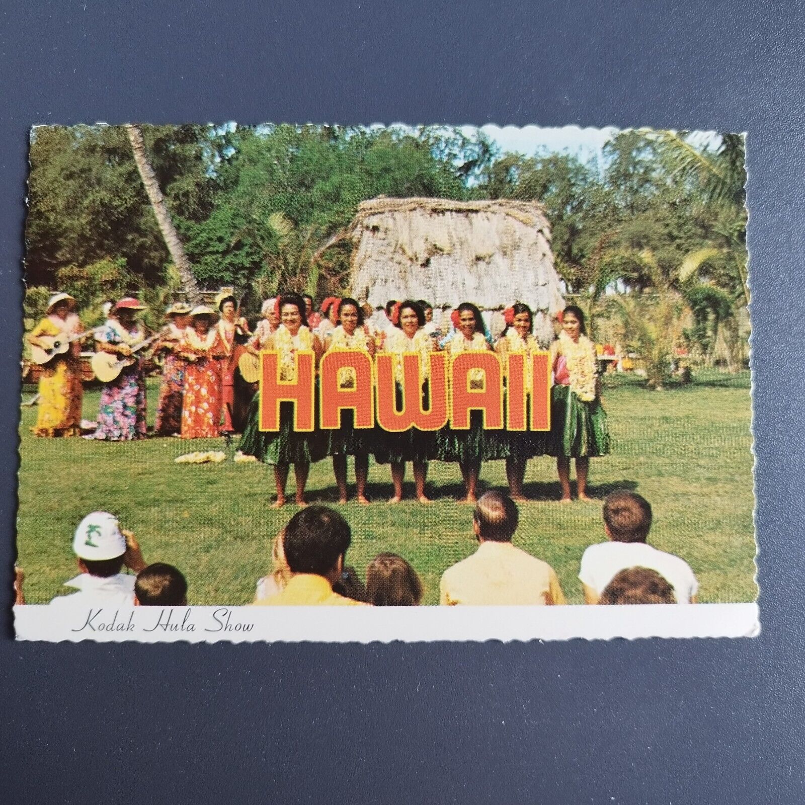 Postcard Hawaii Kodak Hula Show Waikiki Beach- 1970