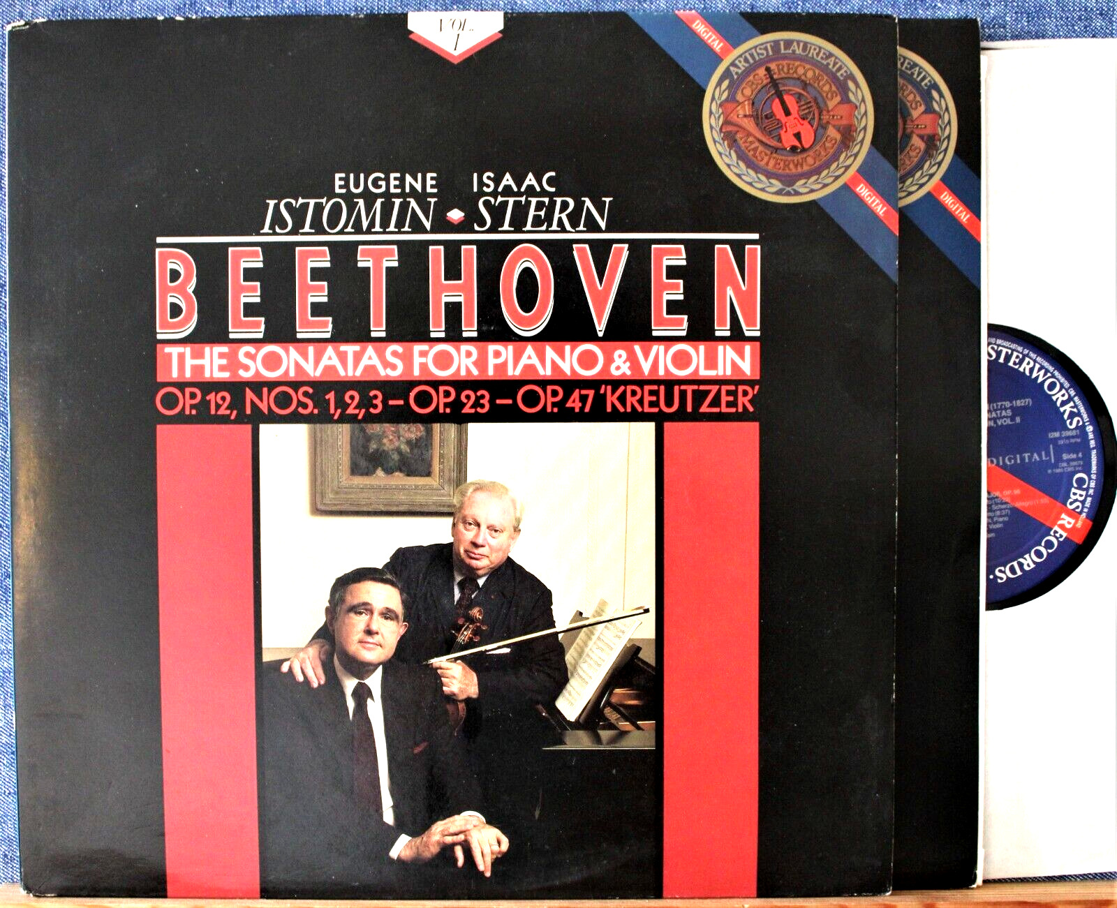 Stern; Istomin Beethoven (Violin sonatas) CBS 39680/1 (4) dig NM