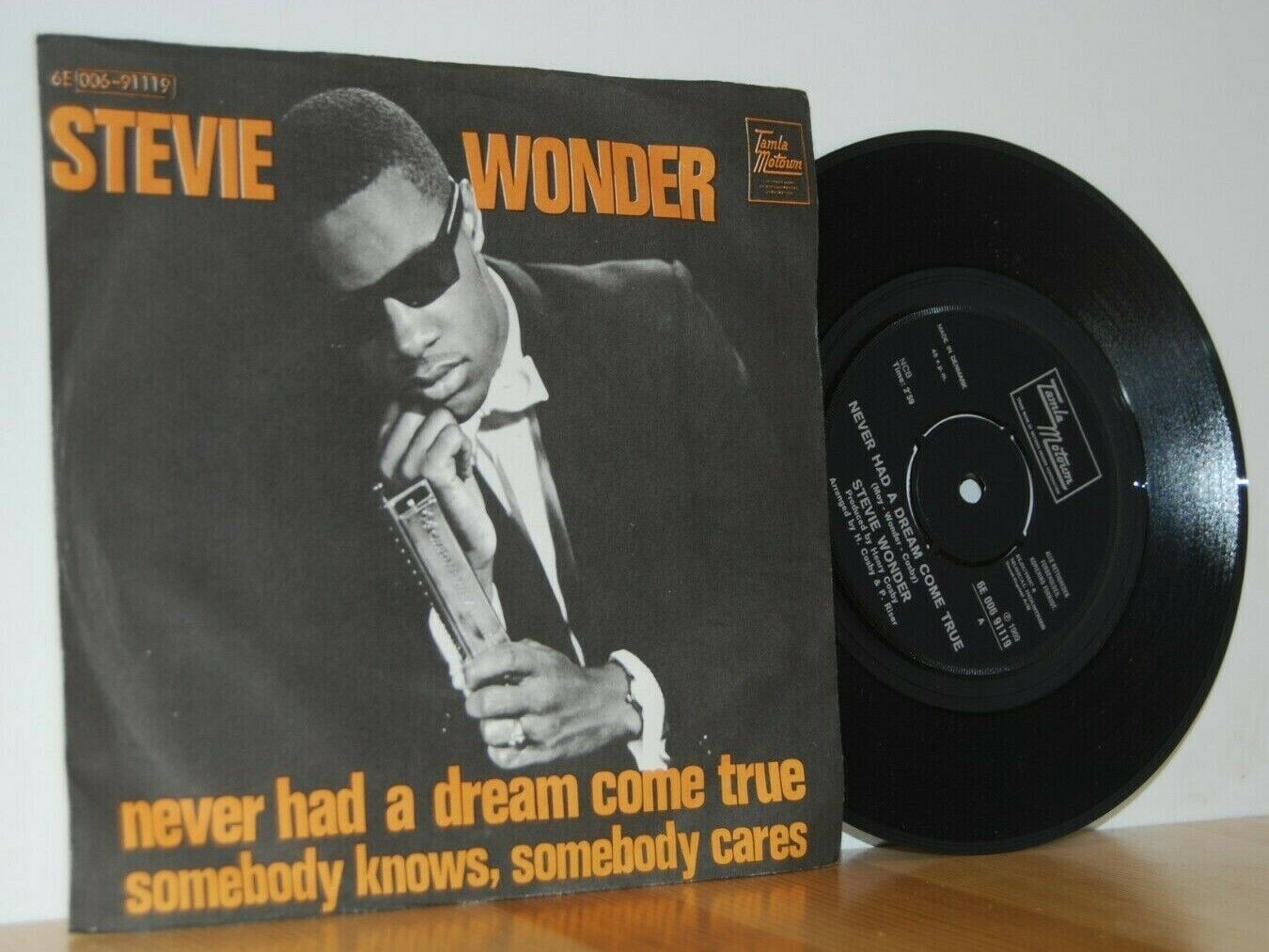 STEVIE WONDER Never Had A Dream Come True Picture Sleeve 45 PS Motown