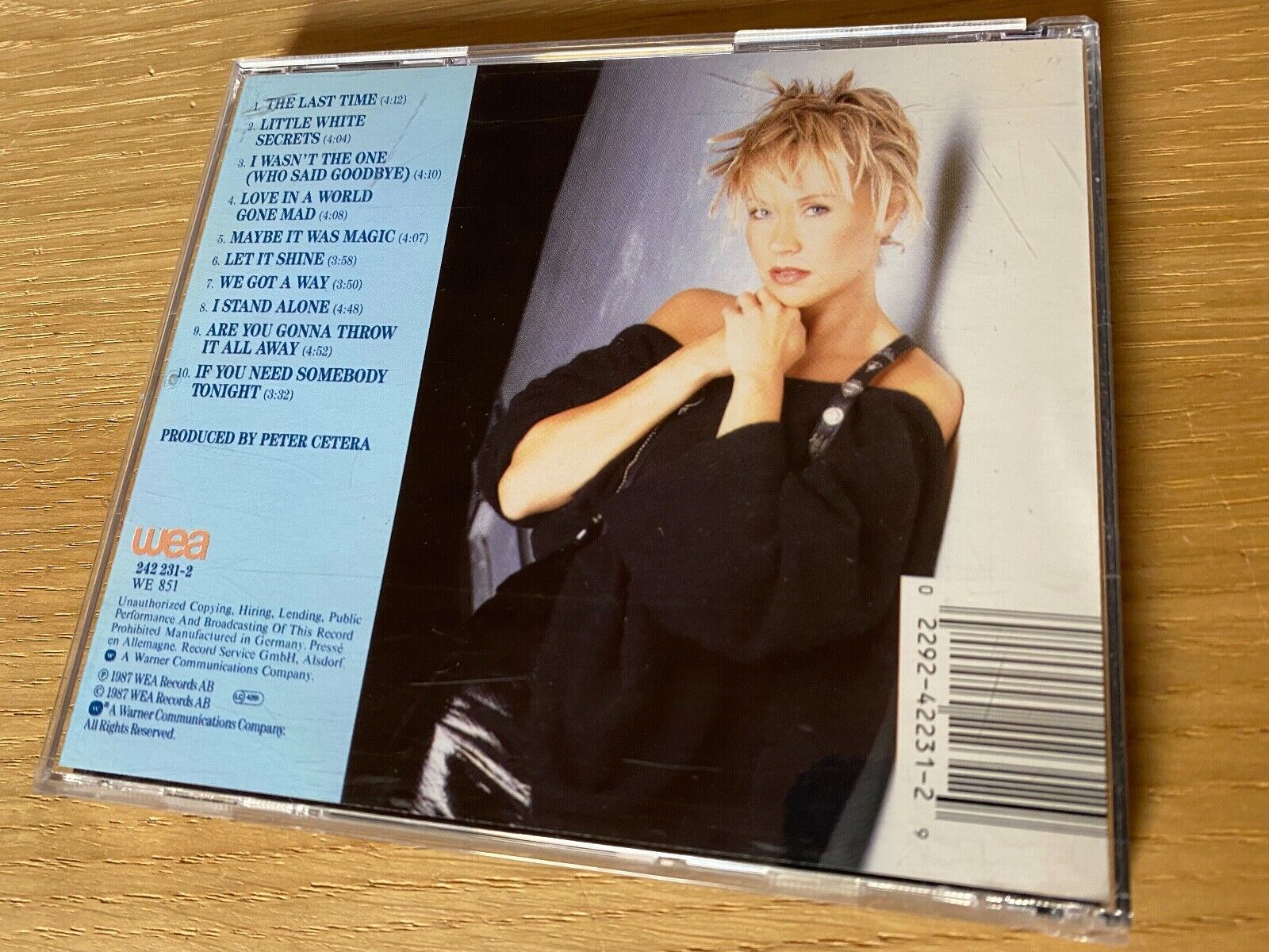 AGNETHA FÂLTSKOG "I STAND ALONE" 1987 CD ALBUM 10 TRACK WEA RECORDS GERMANY ABBA