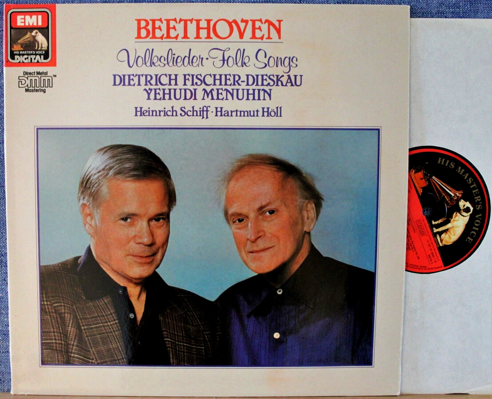 Fischer-Dieskau; Menuhin; Schiff Beethoven (Folk Songs) EMI 27 0045 dig NM