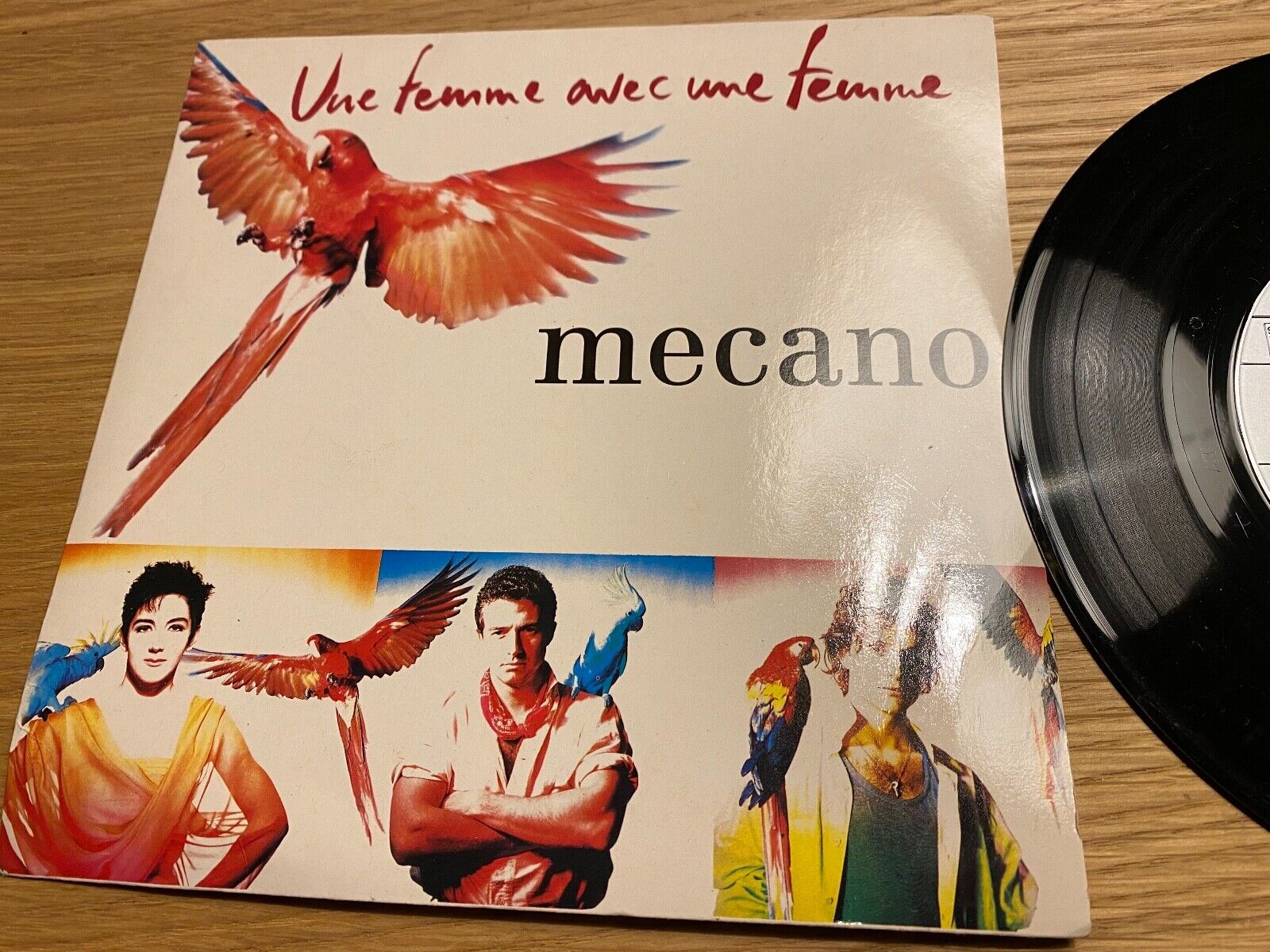 MECANO "UNE FEMME AVEC UNE FEMME" SACEM BMG ARIOLA ESPAGNE RECORDS 1990 FRANCE 7