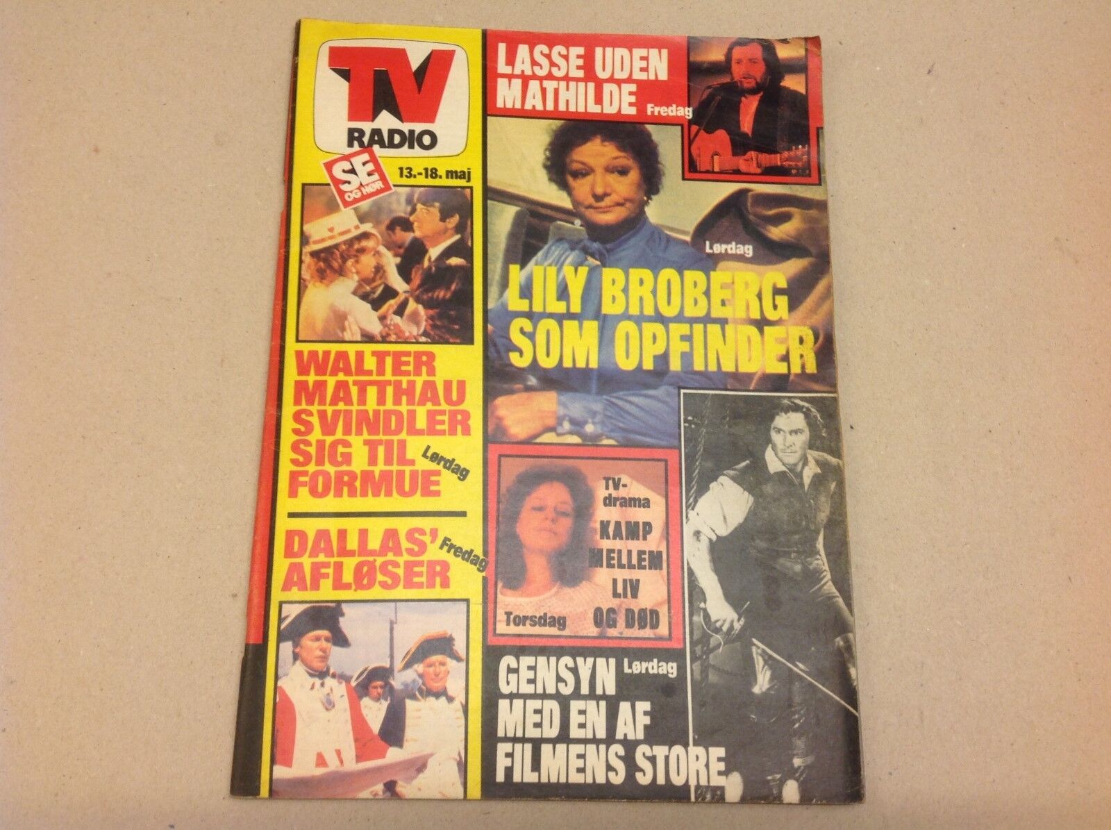 Queen Silvia Sweden Madeleine Birth Vintage Danish Magazine 1982 "Se og Hoer"