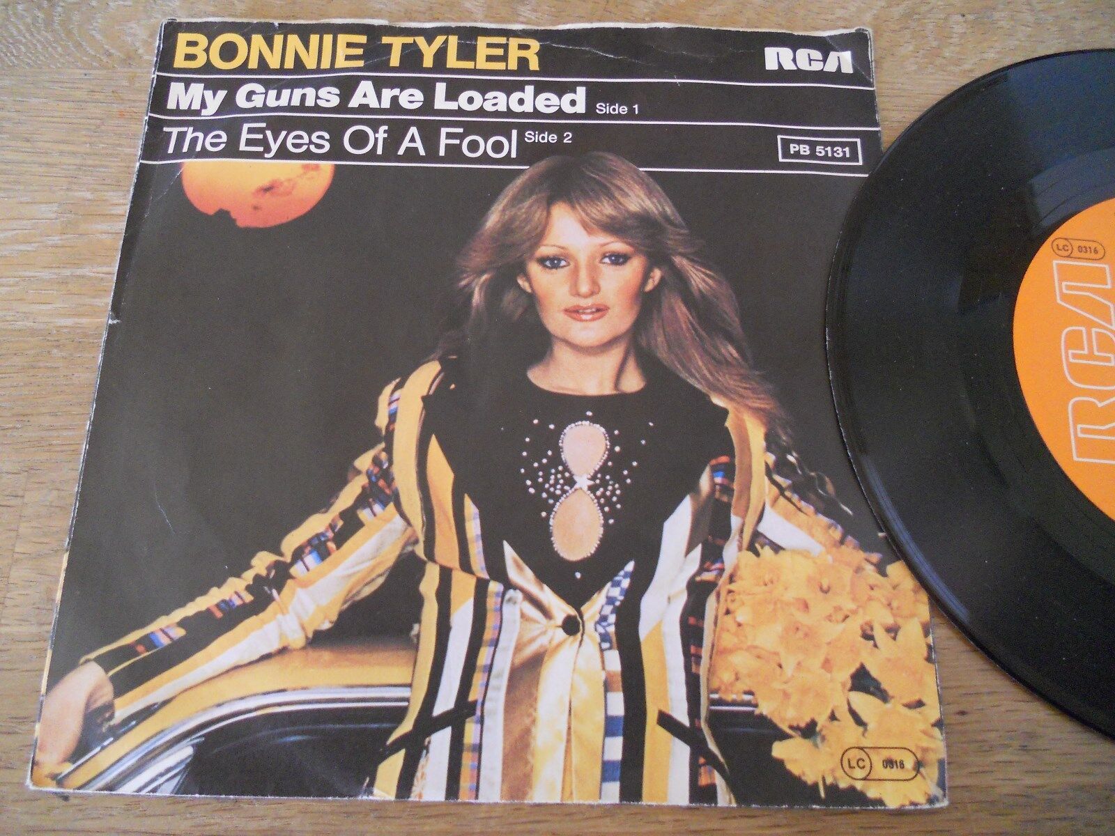 BONNIE TYLER MY GUNS ARE LOADED / THE EYES OF A FOOL1978 GEMA SINGLE W GERMANY*