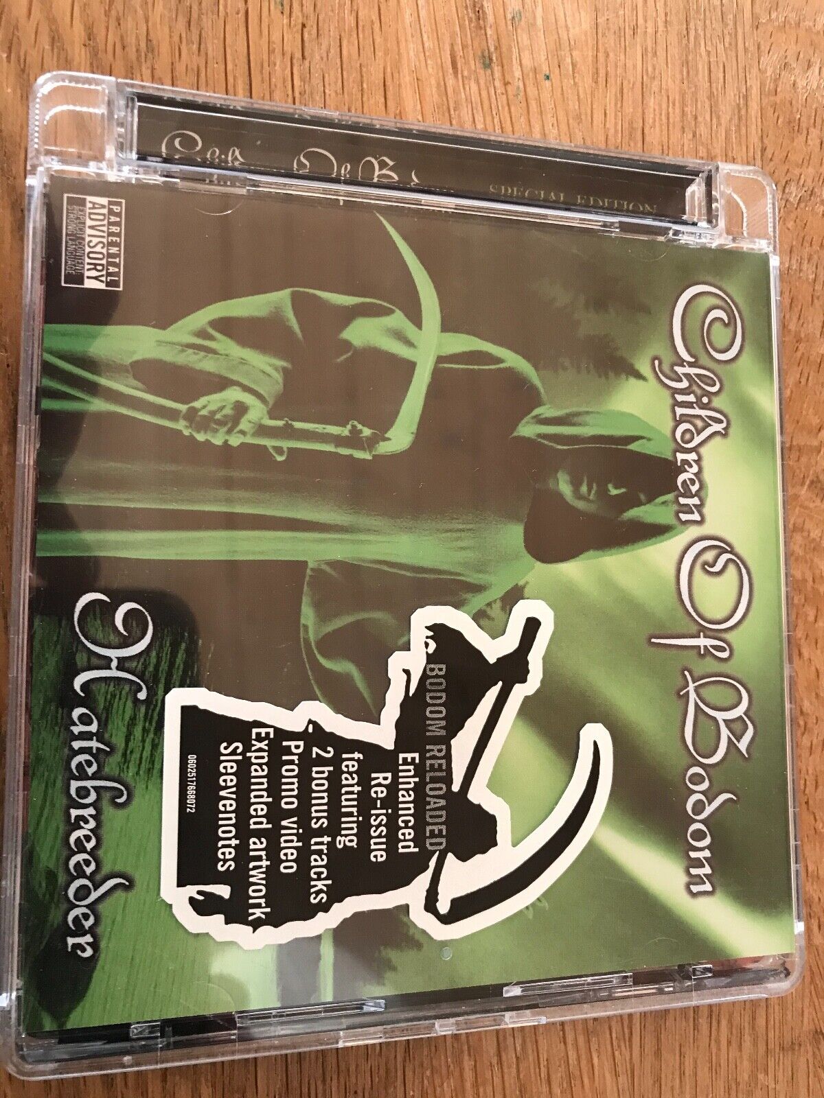 CHILDREN OF BODOM "HATEBREEDER" SPECIAL EDITION ENHANCED RE-ISSUE 2 BONUS TRACKS