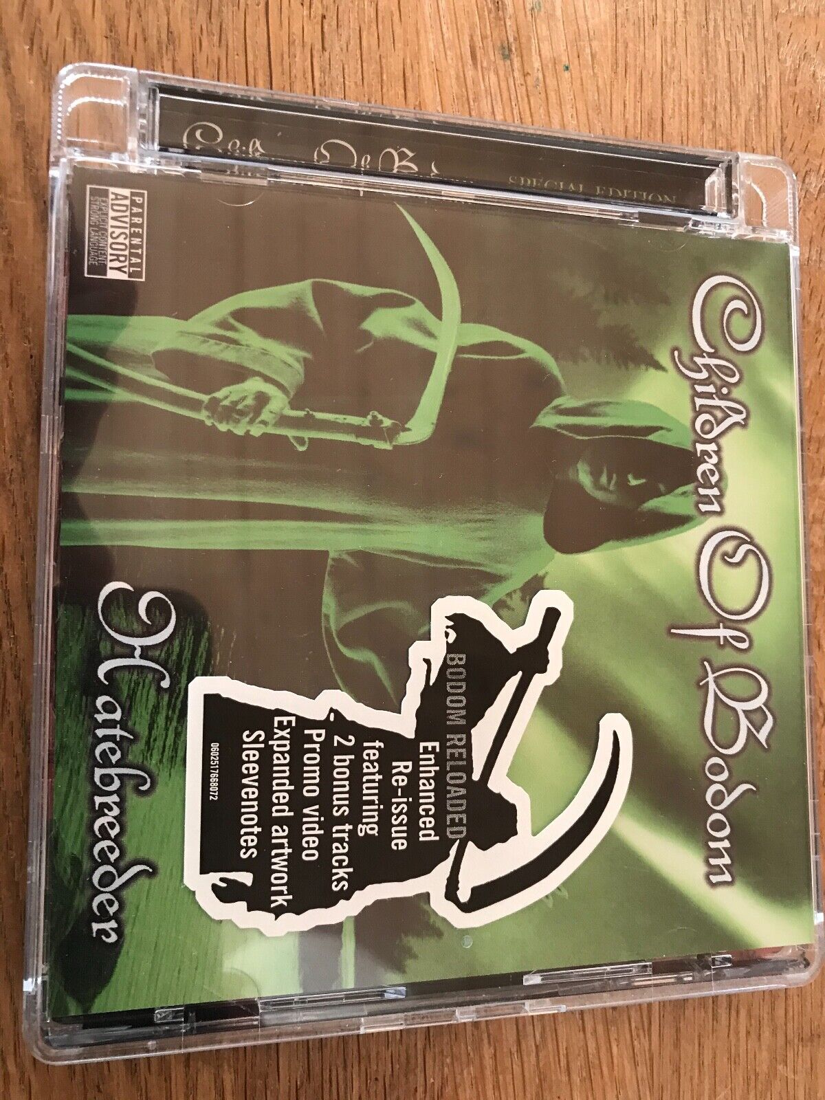 CHILDREN OF BODOM "HATEBREEDER" SPECIAL EDITION ENHANCED RE-ISSUE 2 BONUS TRACKS