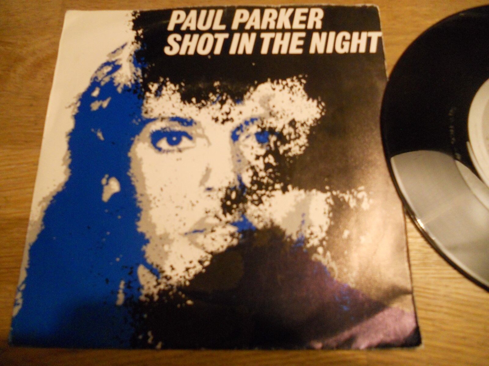 PAUL PARKER "SHOT IN THE NIGHT " NCB VINYL SINGLE SOS RECORDING PATRICK COWLEY**