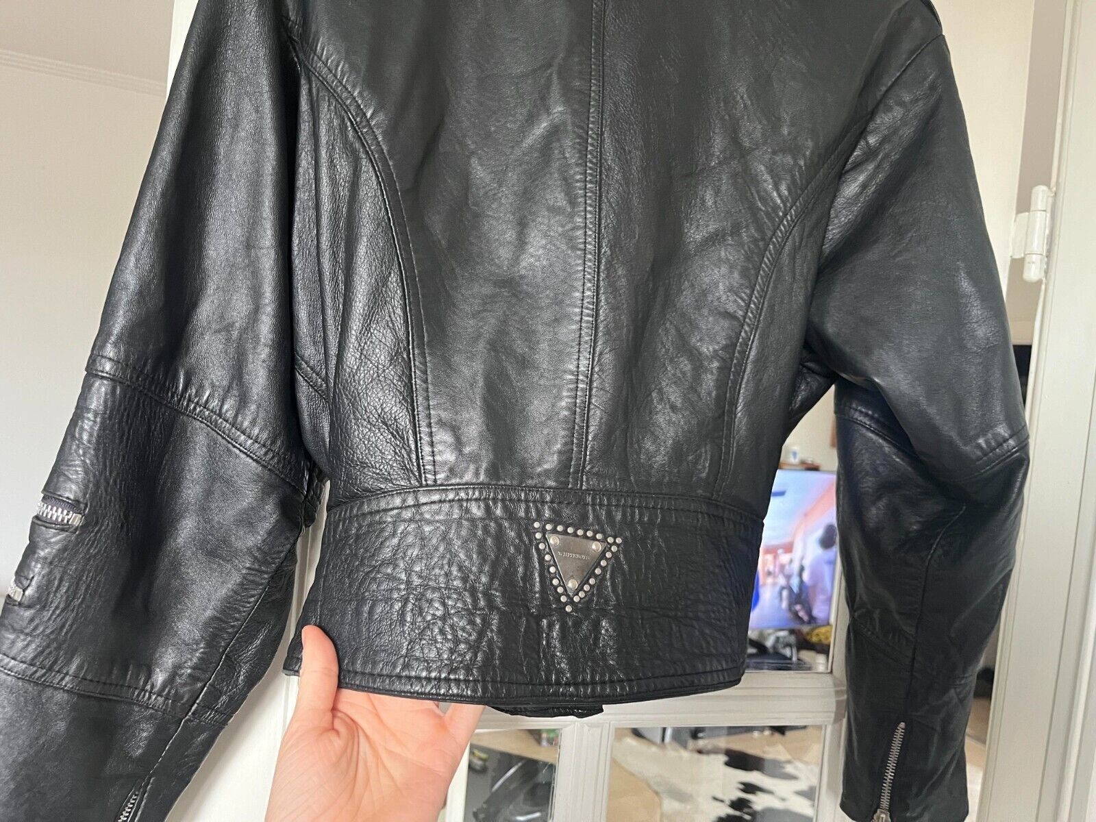 jacket leather women used retro