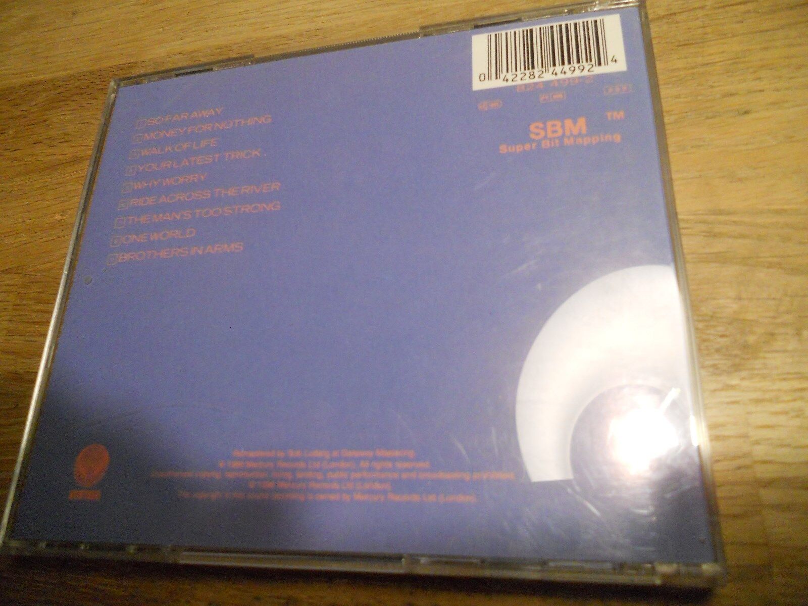 DIRE STRAITS "BROTHERS IN ARMS" 1985 CD 9 TRACKS VERTIGO RECORDS REMASTERED CD**