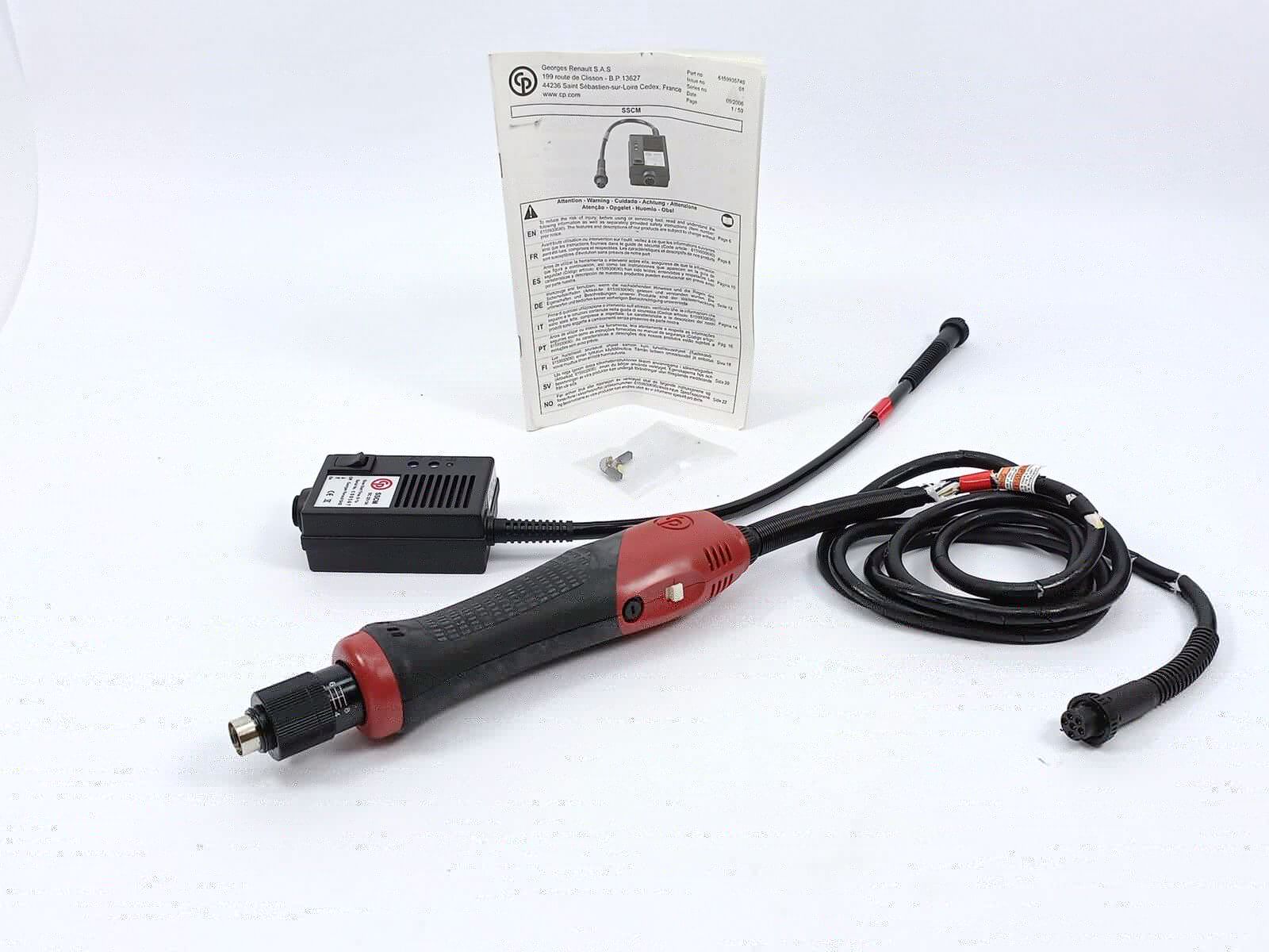 Chicago Pneumatic SLK015 A1000 S4Q Electric Screwdriver + SSCM