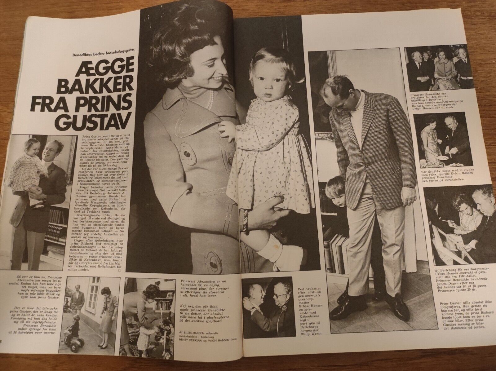 PRINCE FREDERIK Princess Benedikte CLAUDIA CARDINALE 1972 Danish Magazine BB85