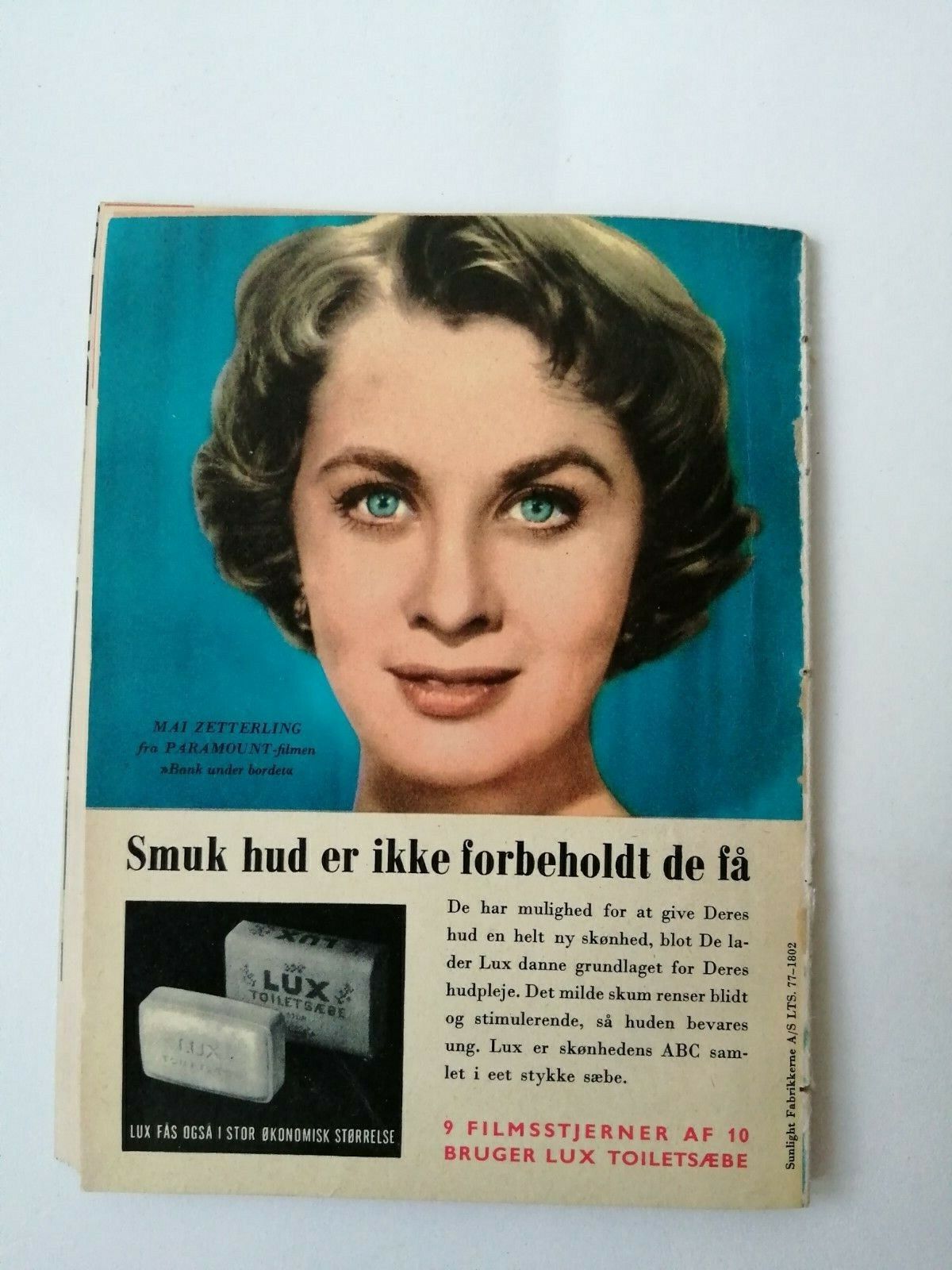 Danish magazine"Uge-Revyen" No 19 1955Ava Gardner on coverMai Zetterling