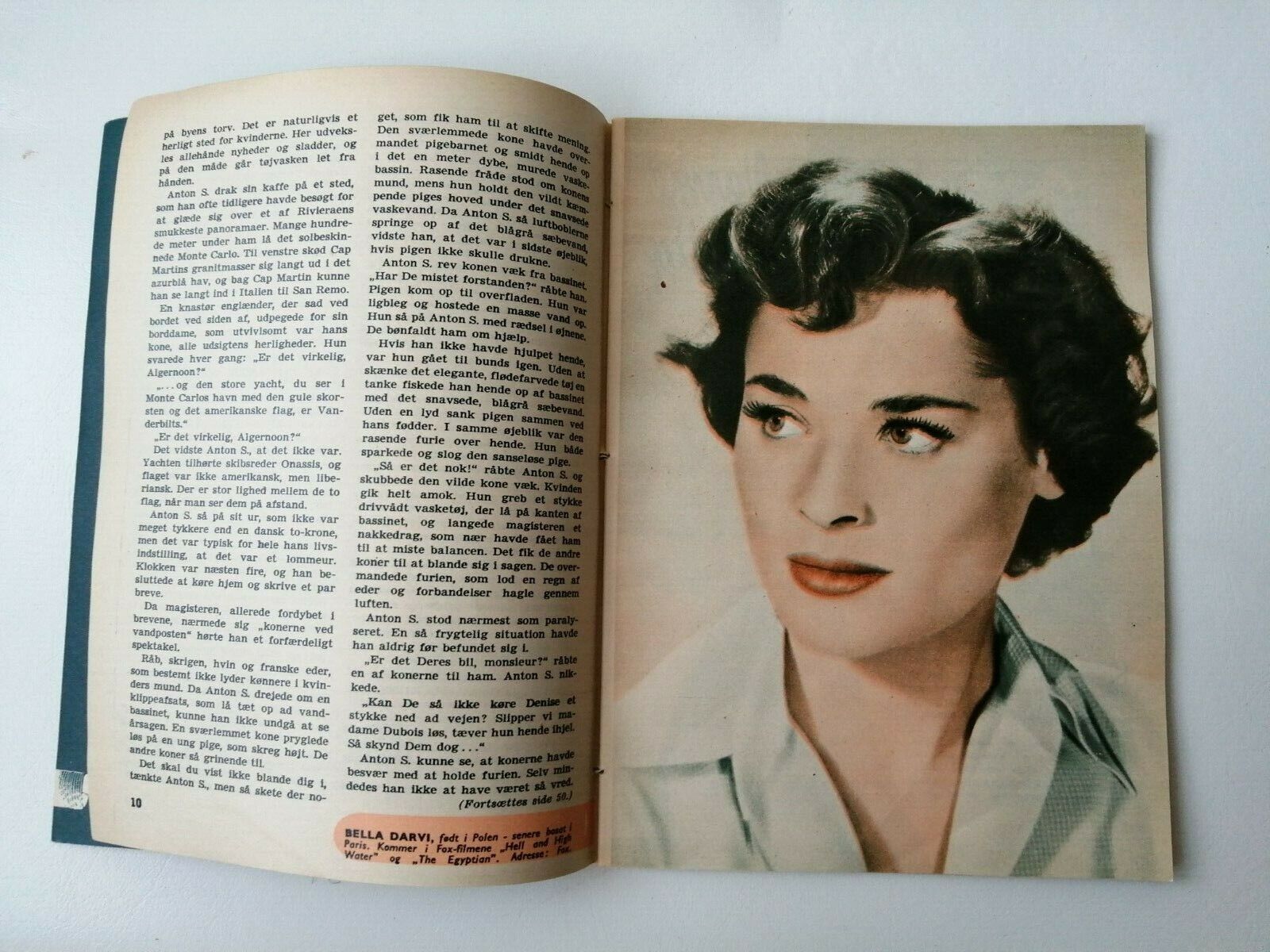 Danish magazine"Uge-Revyen" No 19 1955Ava Gardner on coverMai Zetterling