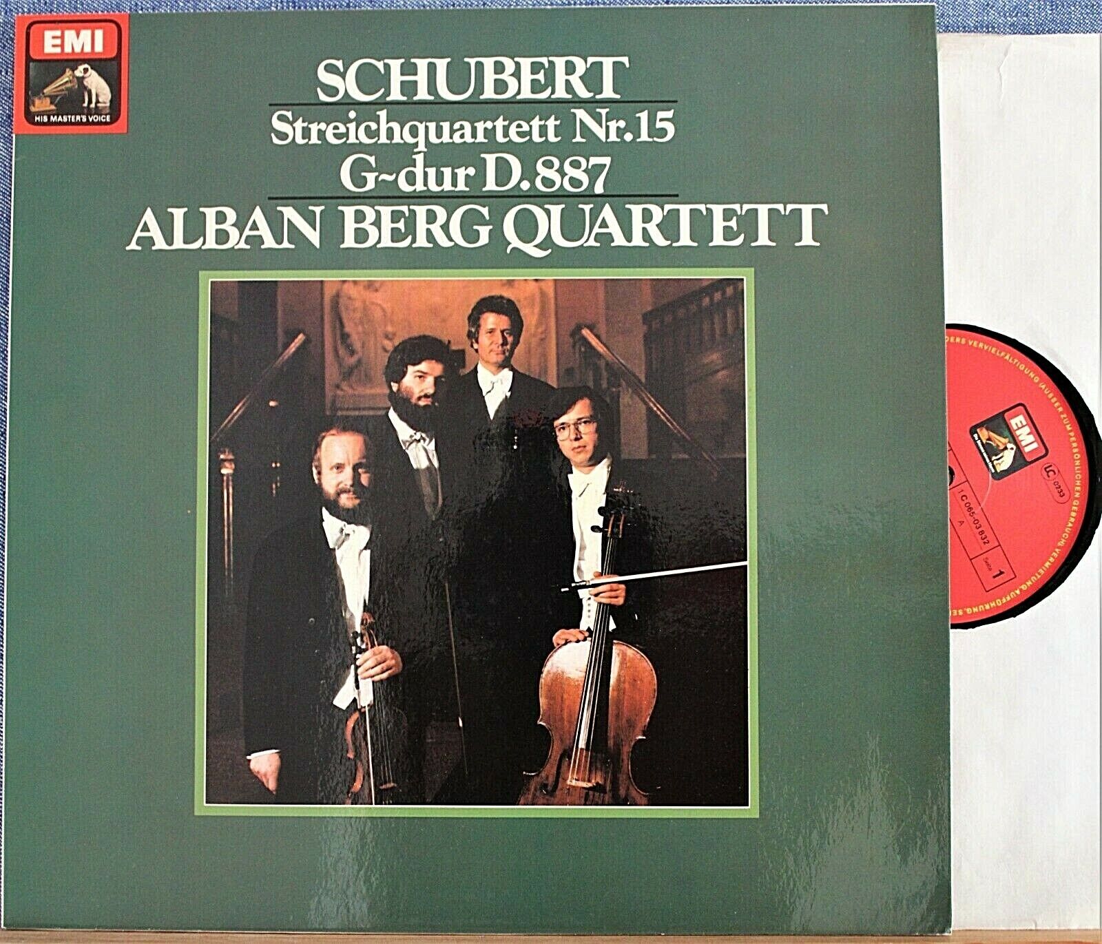 Alban Berg SQ Schubert (Quartet G-maj op 161) EMI 065-03 832 NM