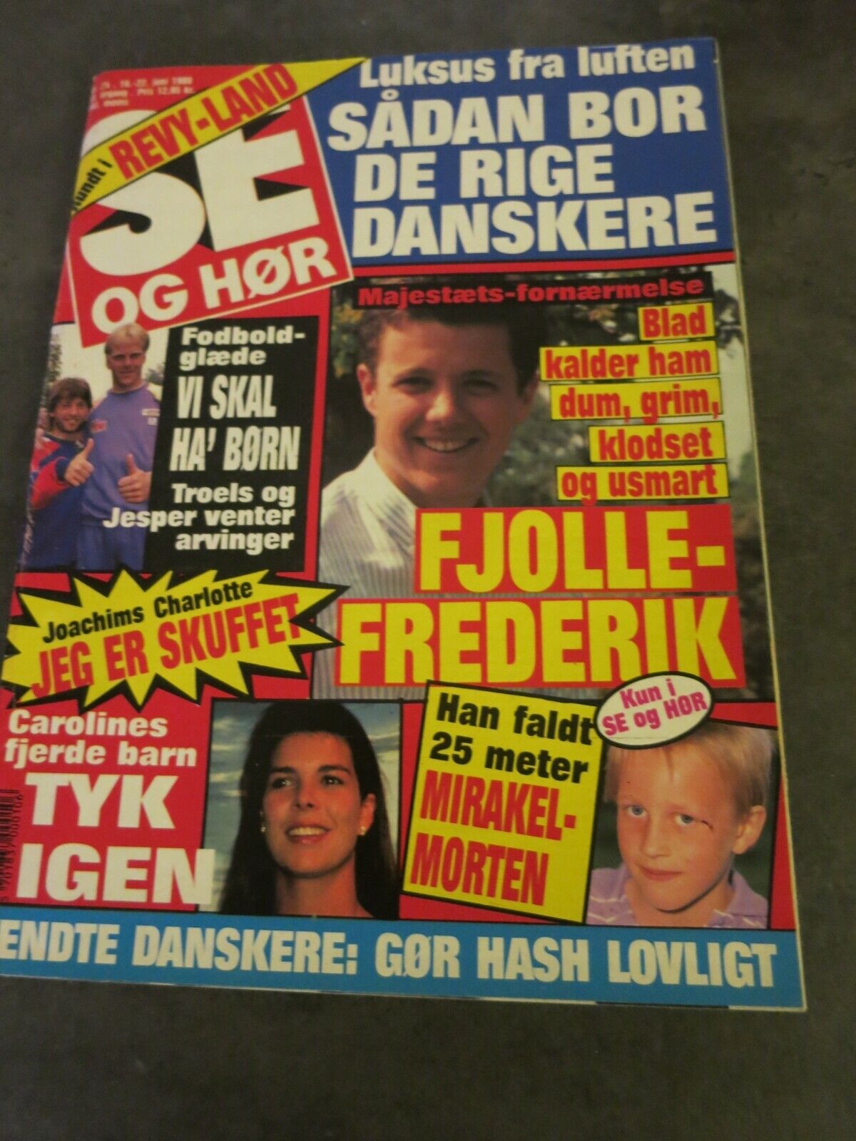 Danish Magazine 1988 TED DANSON Princess Caroline MARK HAMILL Q27