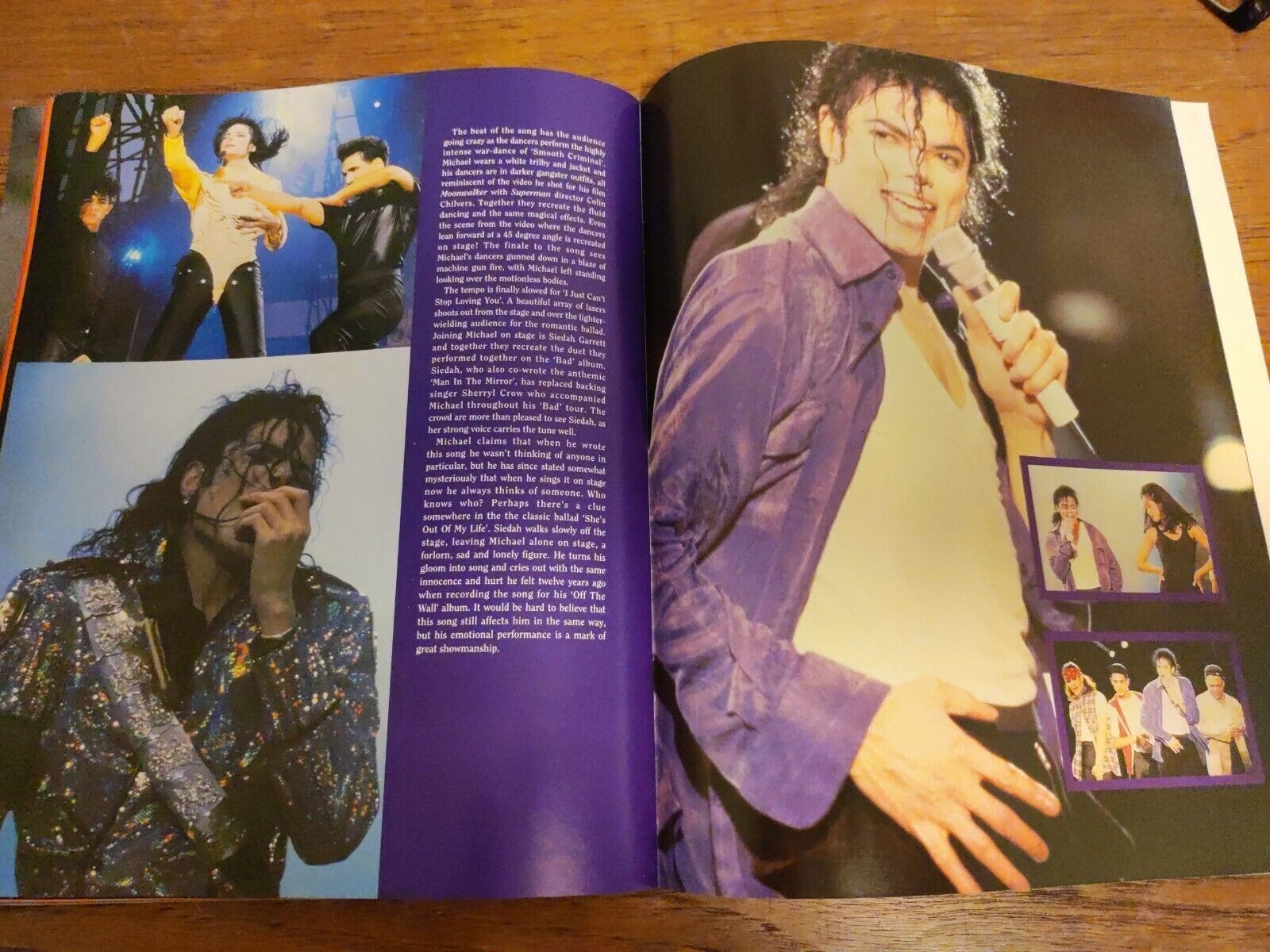 MICHAEL JACKSON Live and Dangerous Great Magazine B13