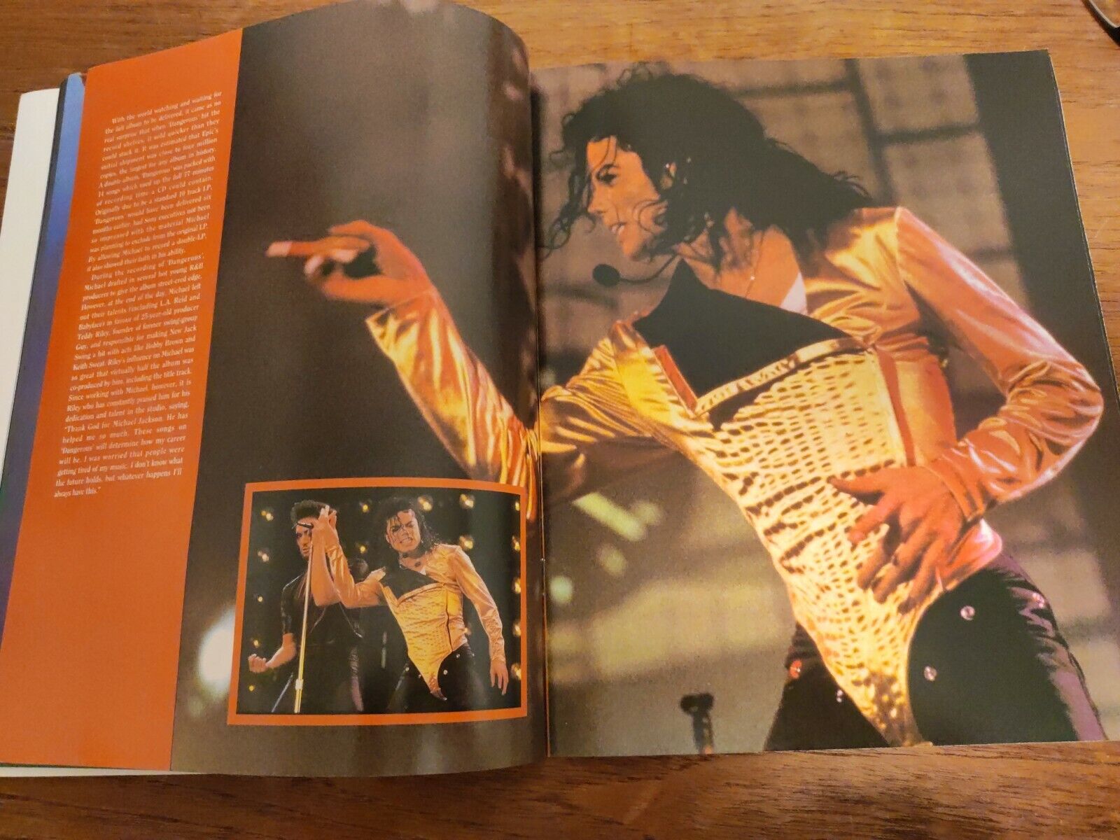 MICHAEL JACKSON Live and Dangerous Great Magazine B13