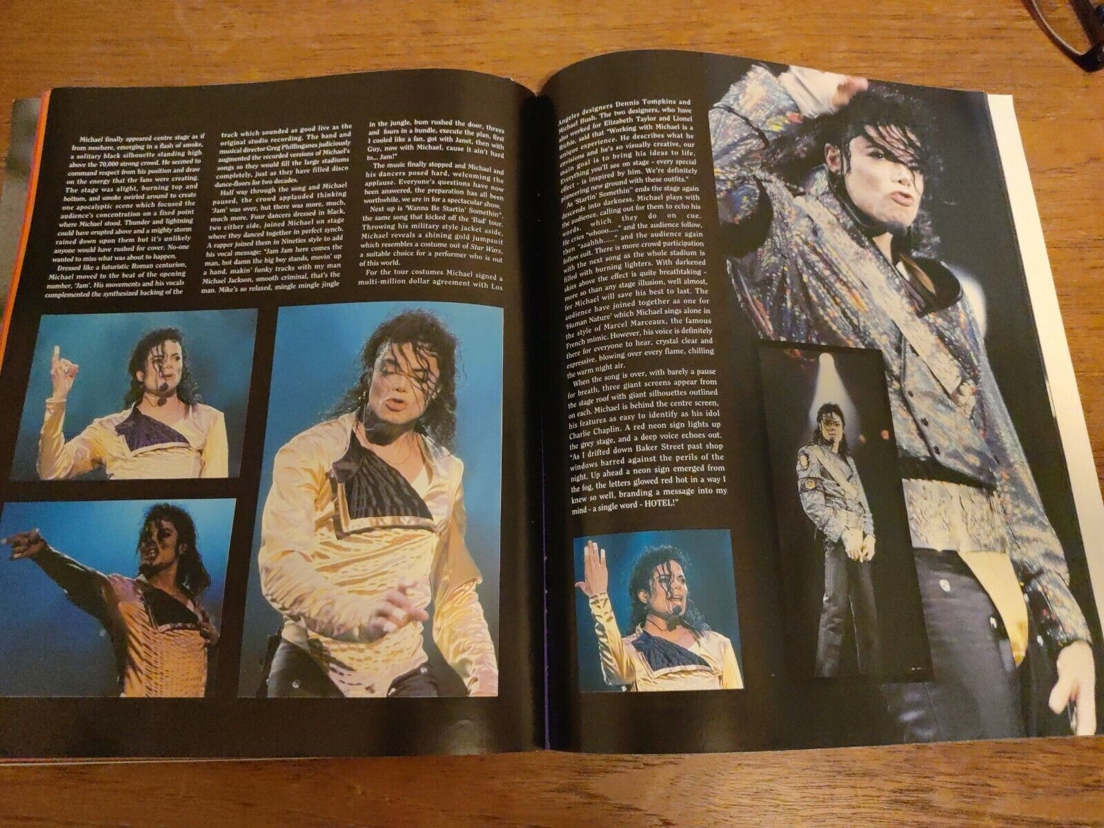 MICHAEL JACKSON Live and Dangerous Great Magazine B13