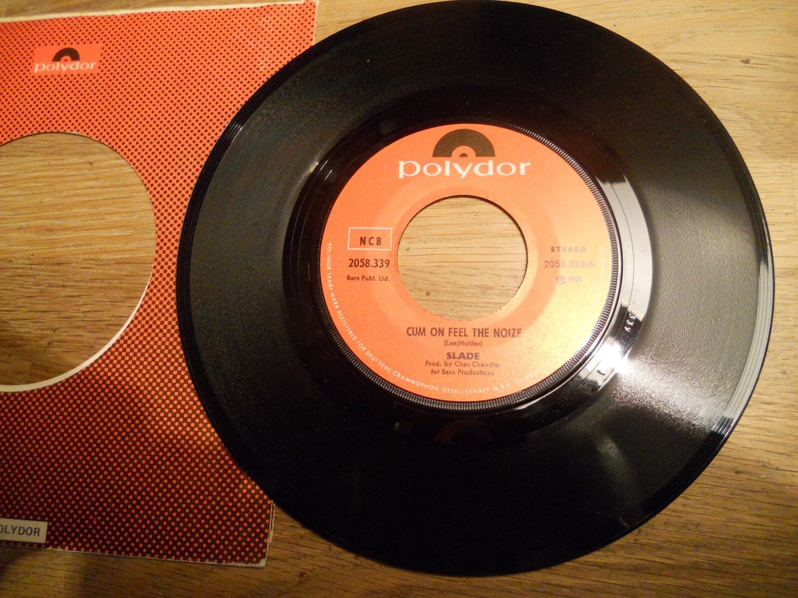 SLADE CUM ON FEEL THE NOIZE /  IM MEE IM NOW AN THATS ORL 1973 NCB STEREO OOP*