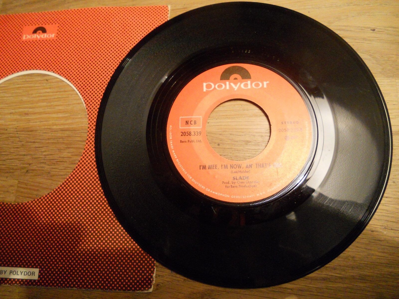 SLADE CUM ON FEEL THE NOIZE /  IM MEE IM NOW AN THATS ORL 1973 NCB STEREO OOP*