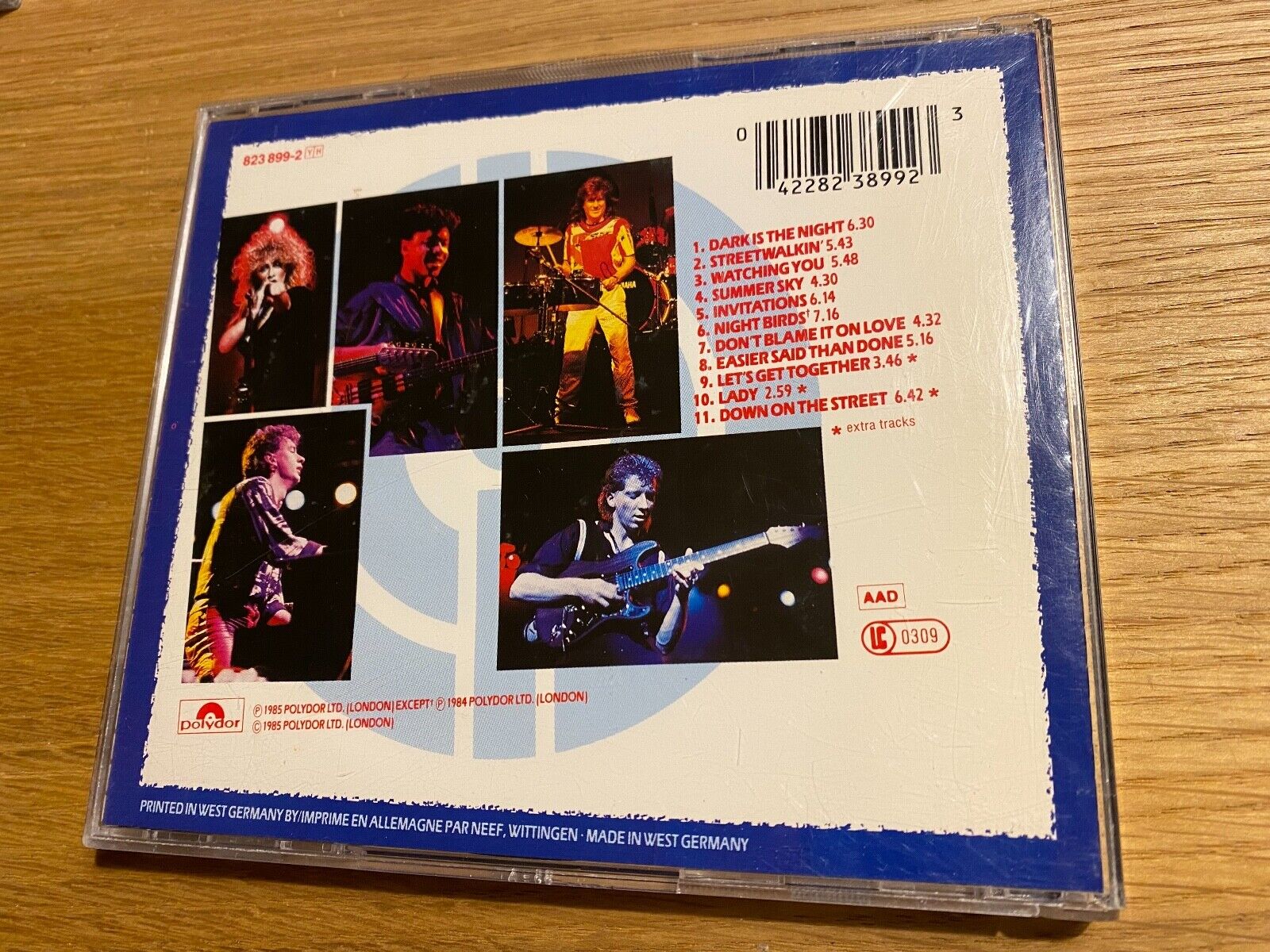 SHAKATAK "LIVE!" 1985 CD ALBUM 11 TRACK POLYDOR RECORDS 1 PRESS W GERMANY AAD*