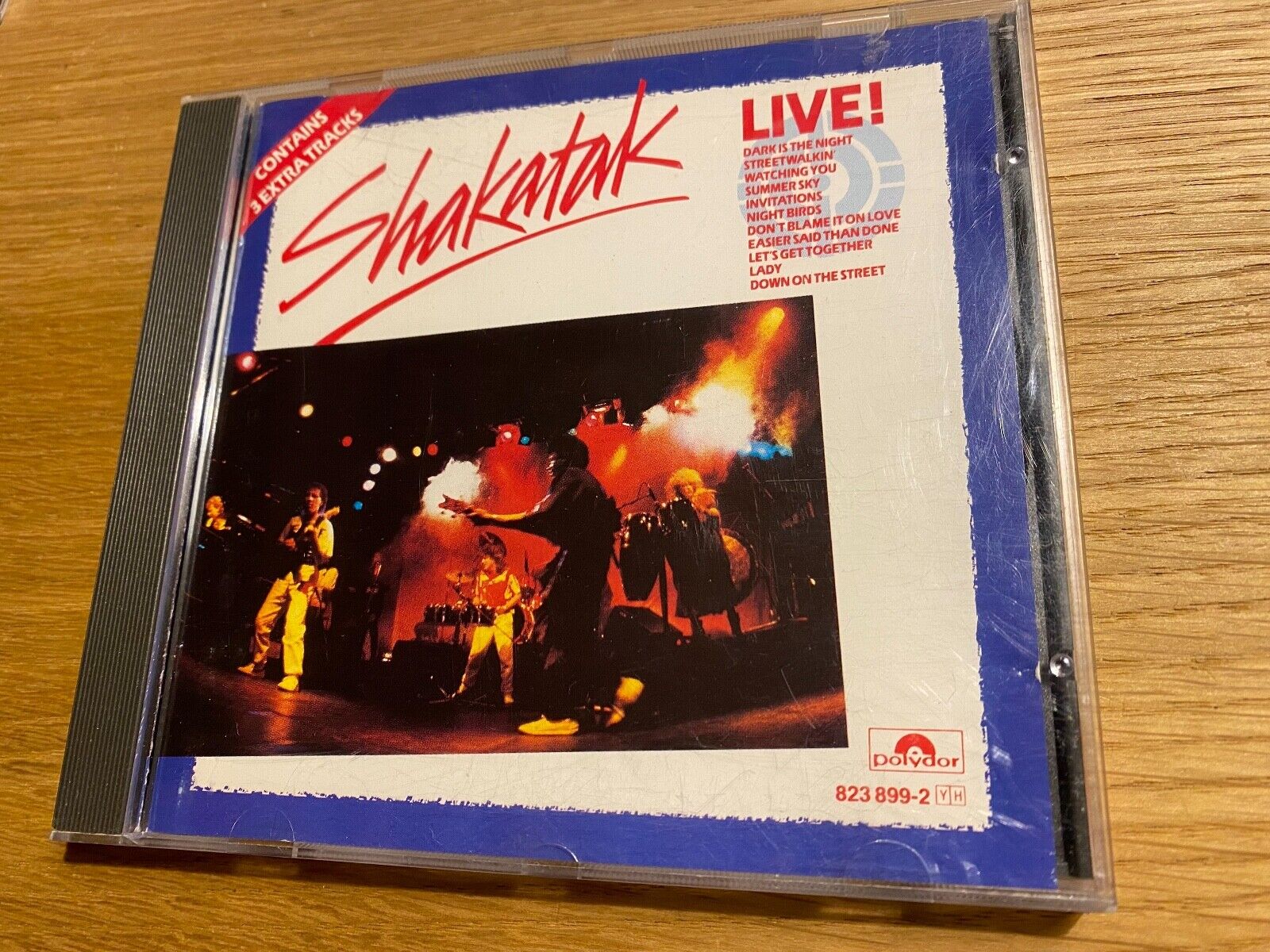 SHAKATAK "LIVE!" 1985 CD ALBUM 11 TRACK POLYDOR RECORDS 1 PRESS W GERMANY AAD*