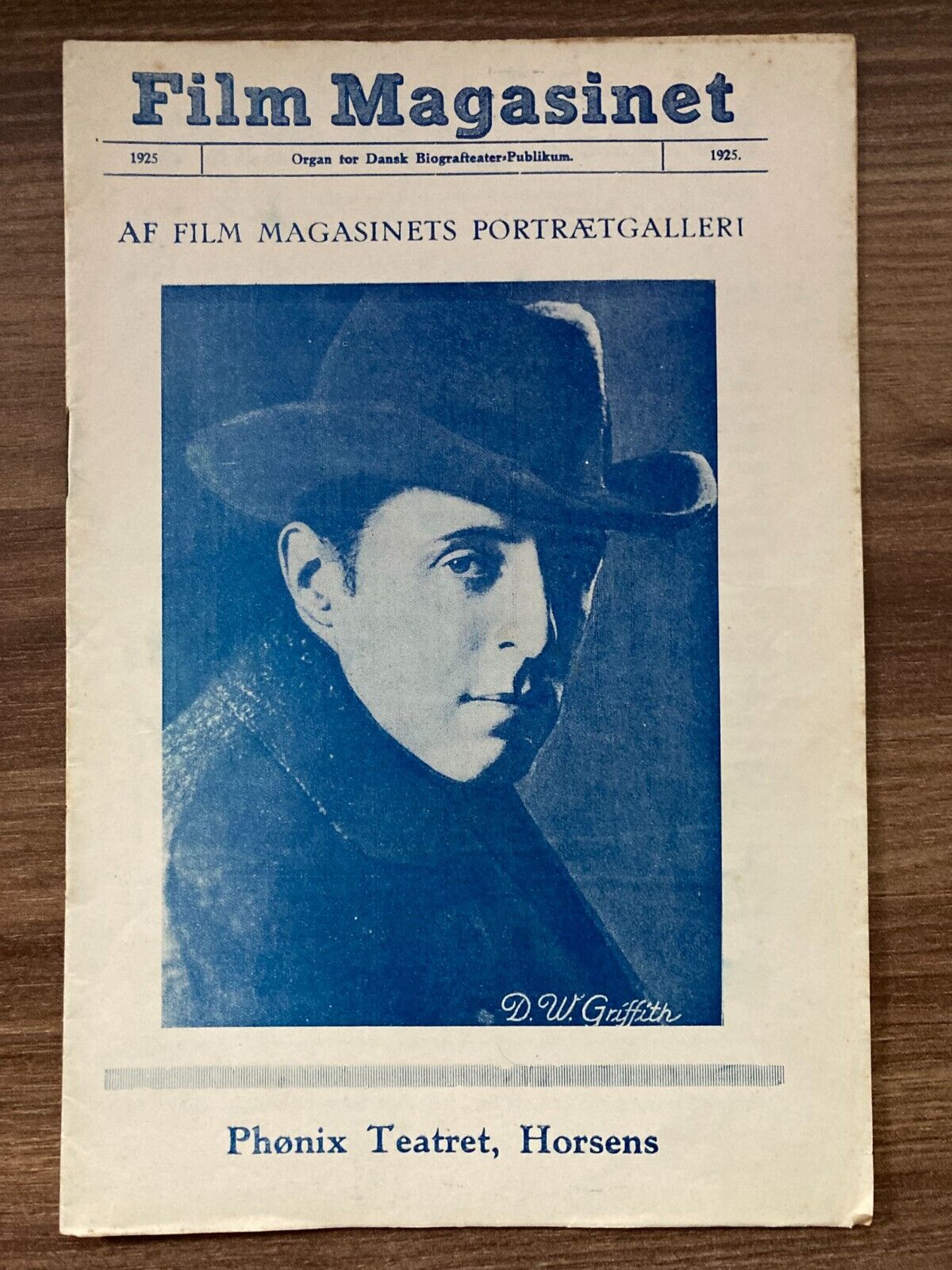 DW David Wark Griffith Danish Original Magazine 1925 Film Magasinet