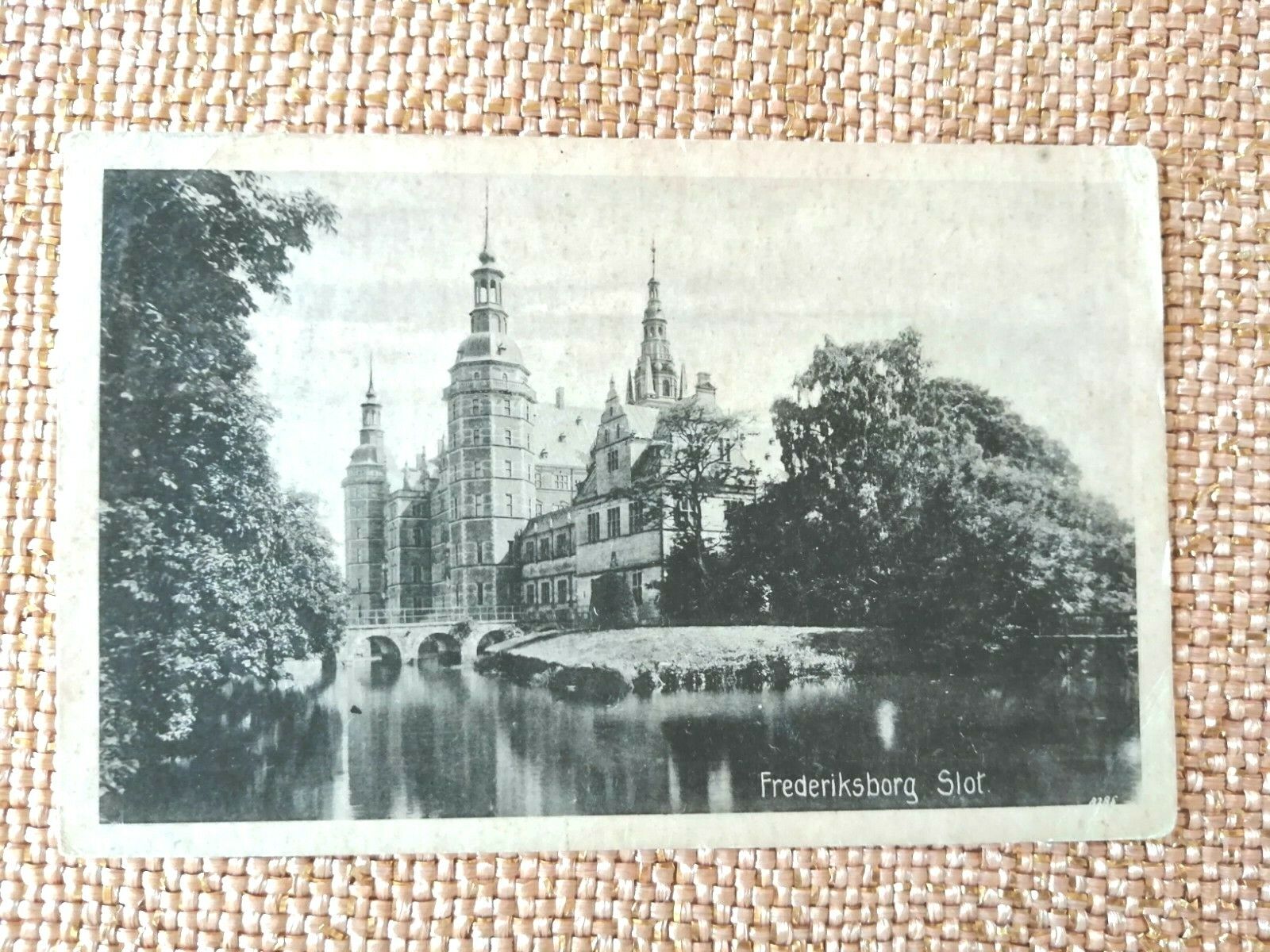 Vintage Danish made postcardPosted in ca 1900 Frederiksborg CastleDutch stamp