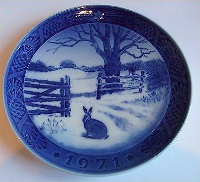 Royal Copenhagen RC Christmas Plate 1971