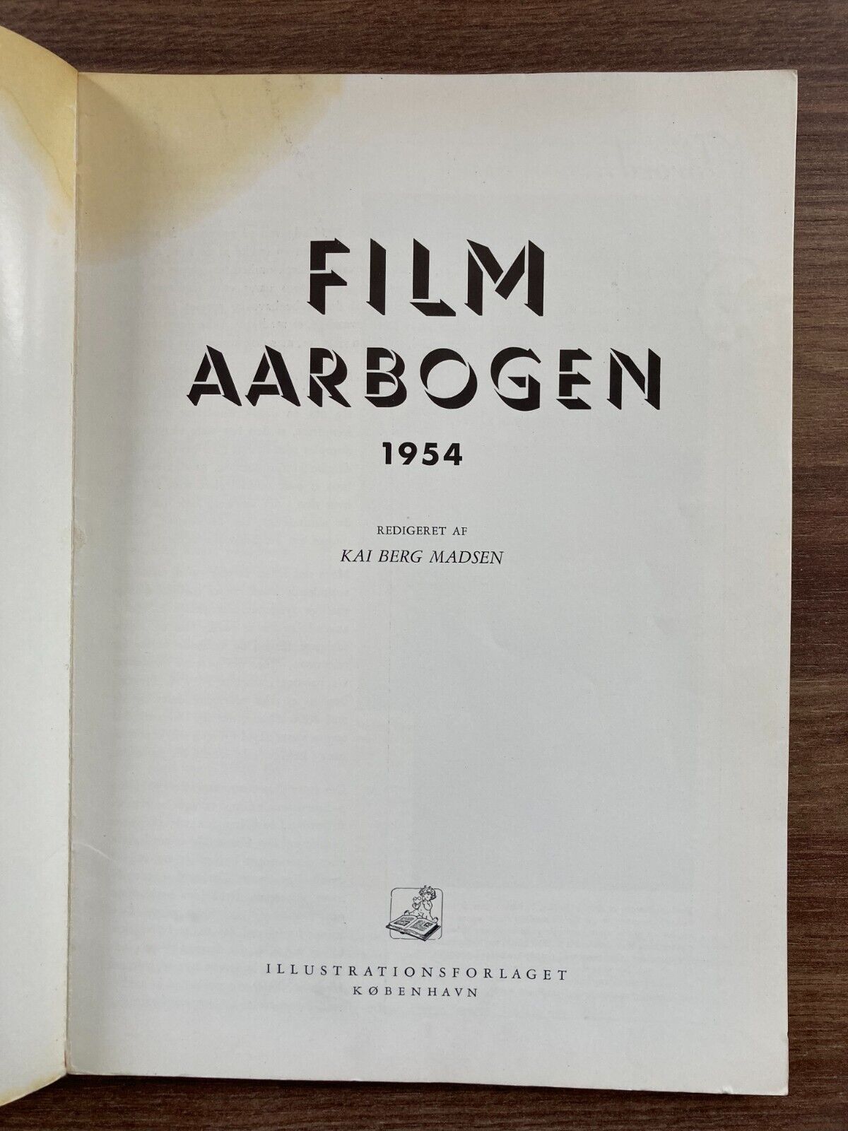 Audrey Hepburn on Cover Vintage Danish Magazine Booklet Film-Aarbogen 1954