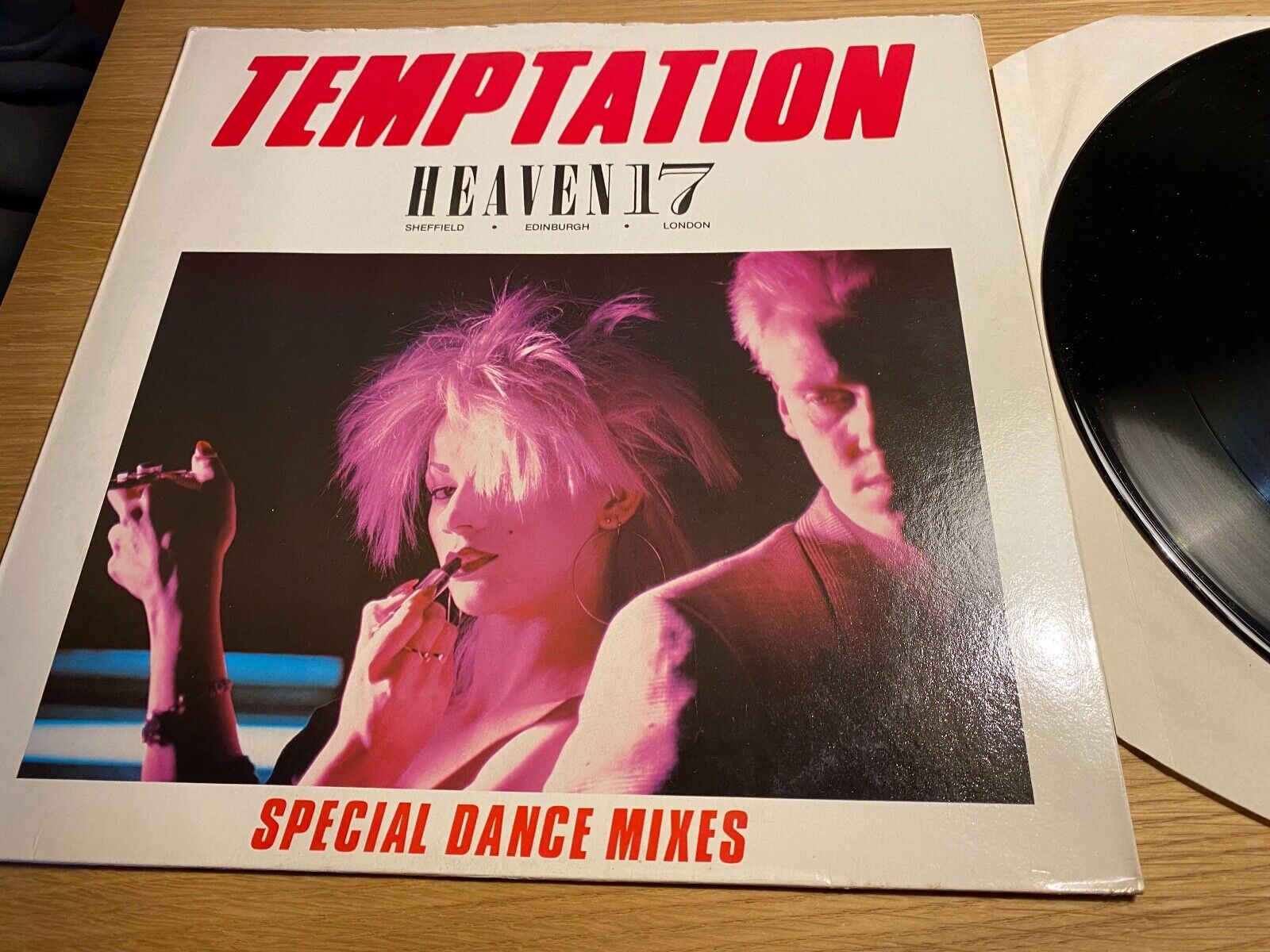 HEAVEN 17 "TEMPTATION" SPECIAL DANCE MIXES 1982 3 TRACKS UK PRESS VIRGIN BEF