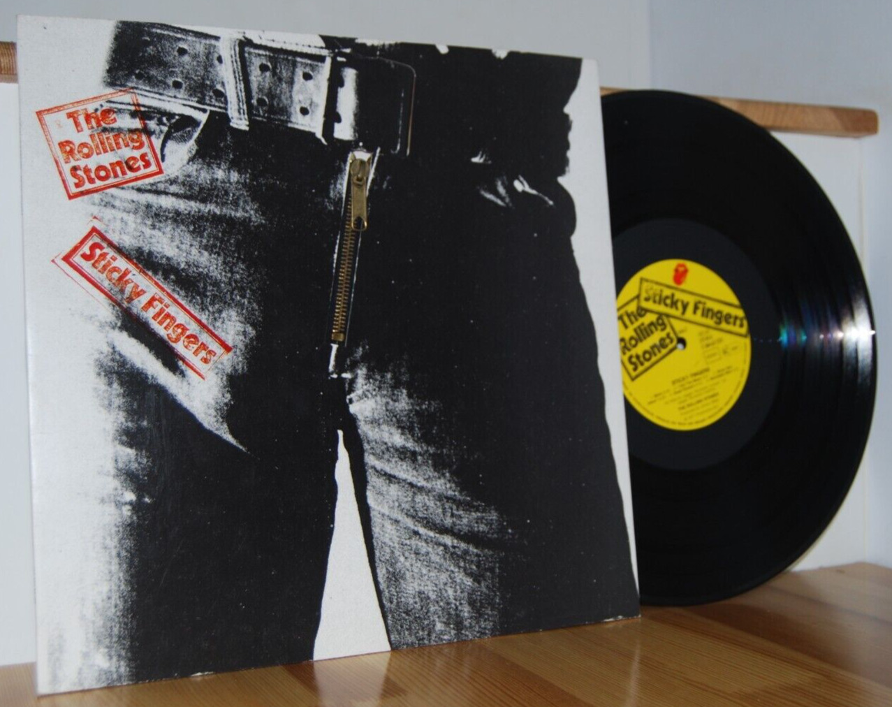 The ROLLING STONES Sticky Fingers GEMA LP