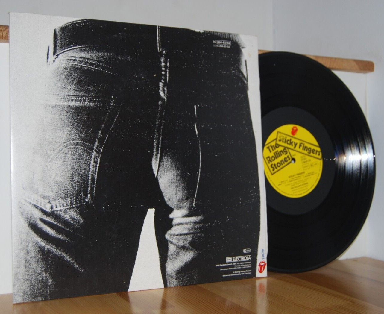 The ROLLING STONES Sticky Fingers GEMA LP