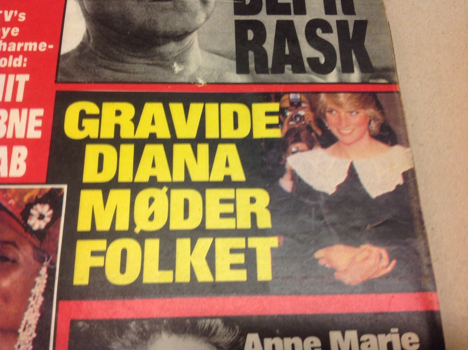 Princess Diana Lady Di Prince Charles Old Vtg Danish Magazine 1981 "Se og Hoer"