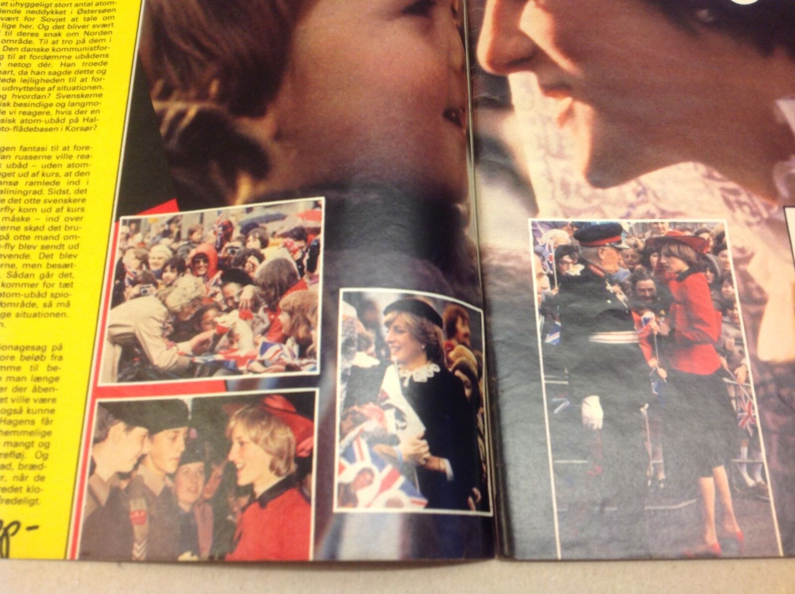 Princess Diana Lady Di Prince Charles Old Vtg Danish Magazine 1981 "Se og Hoer"