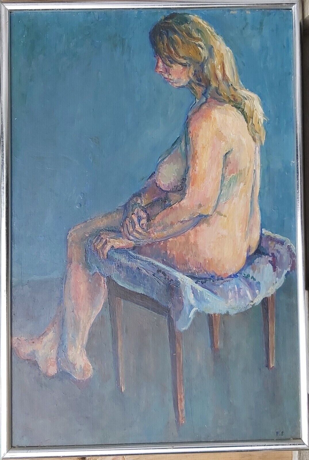 Sitting Female Nude