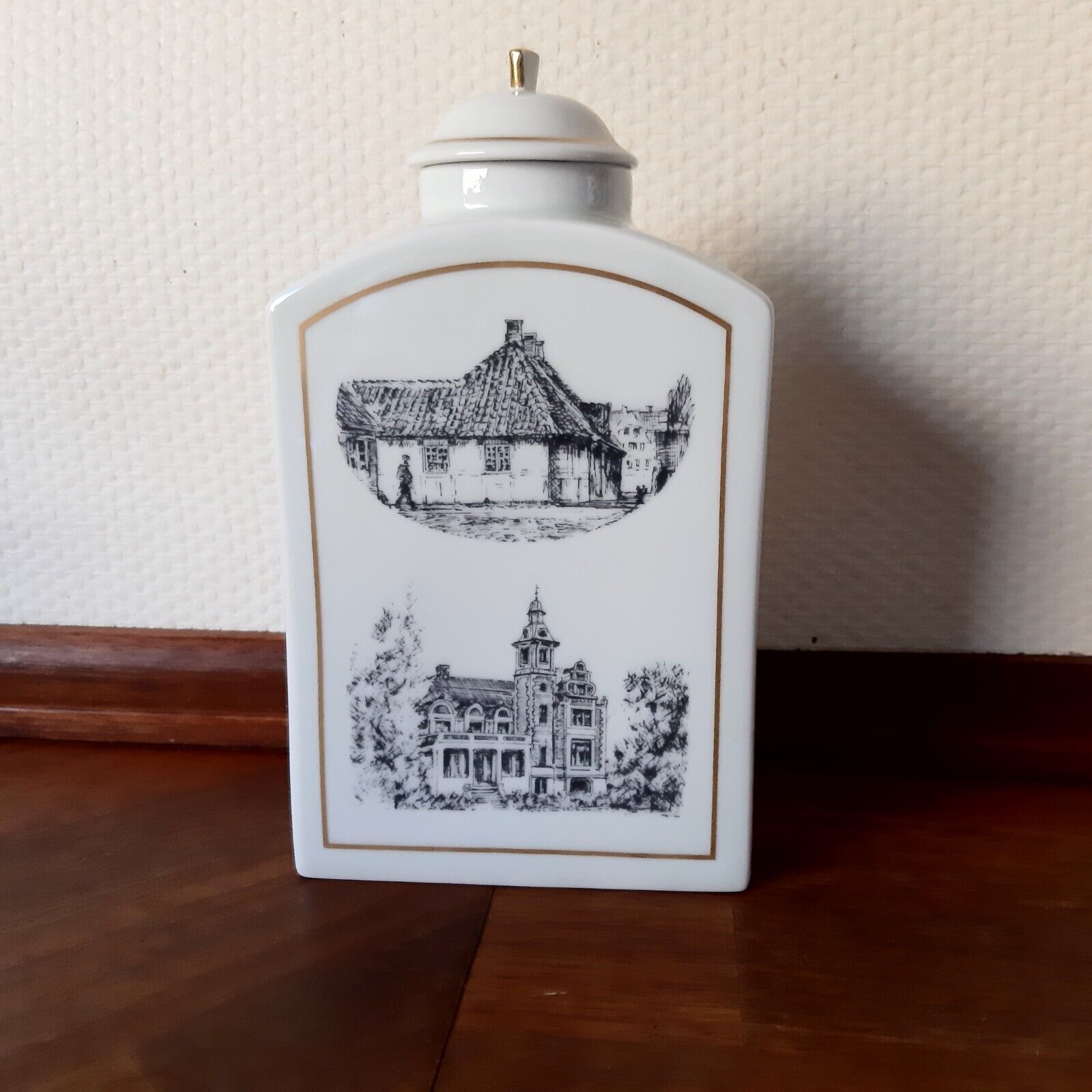 Hans Christian Andersen Lidded TEA Jar Bing & Grondahl ROYAL COPENHAGEN 4546-650