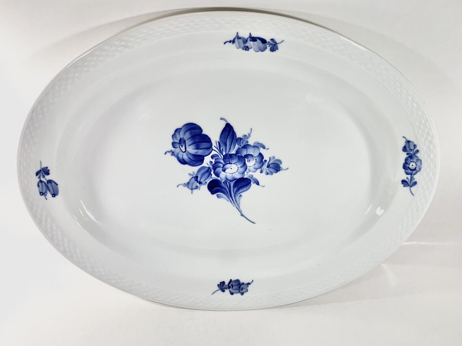 Royal Copenhagen Blue Flower 8019 Large Serving Plate Scandinavian Design