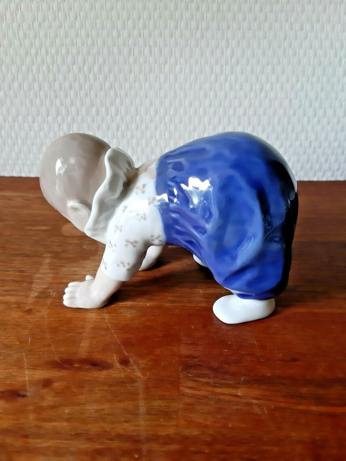 CRAWLING CHILD by Else Sandholt for ROYAL COPENHAGEN # 1518 factory first