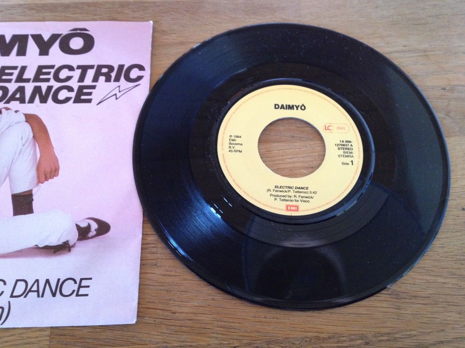 DAIMYÒ "ELECTRIC DANCE" (DUBVERSION) 1984 EMI RECORDS DUTCH MICHAEL JACKSON RARE