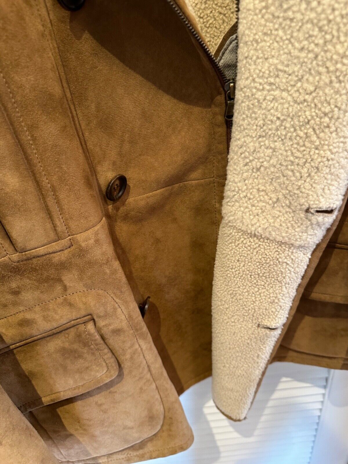 Shearling Coat Men Brunello Cookers