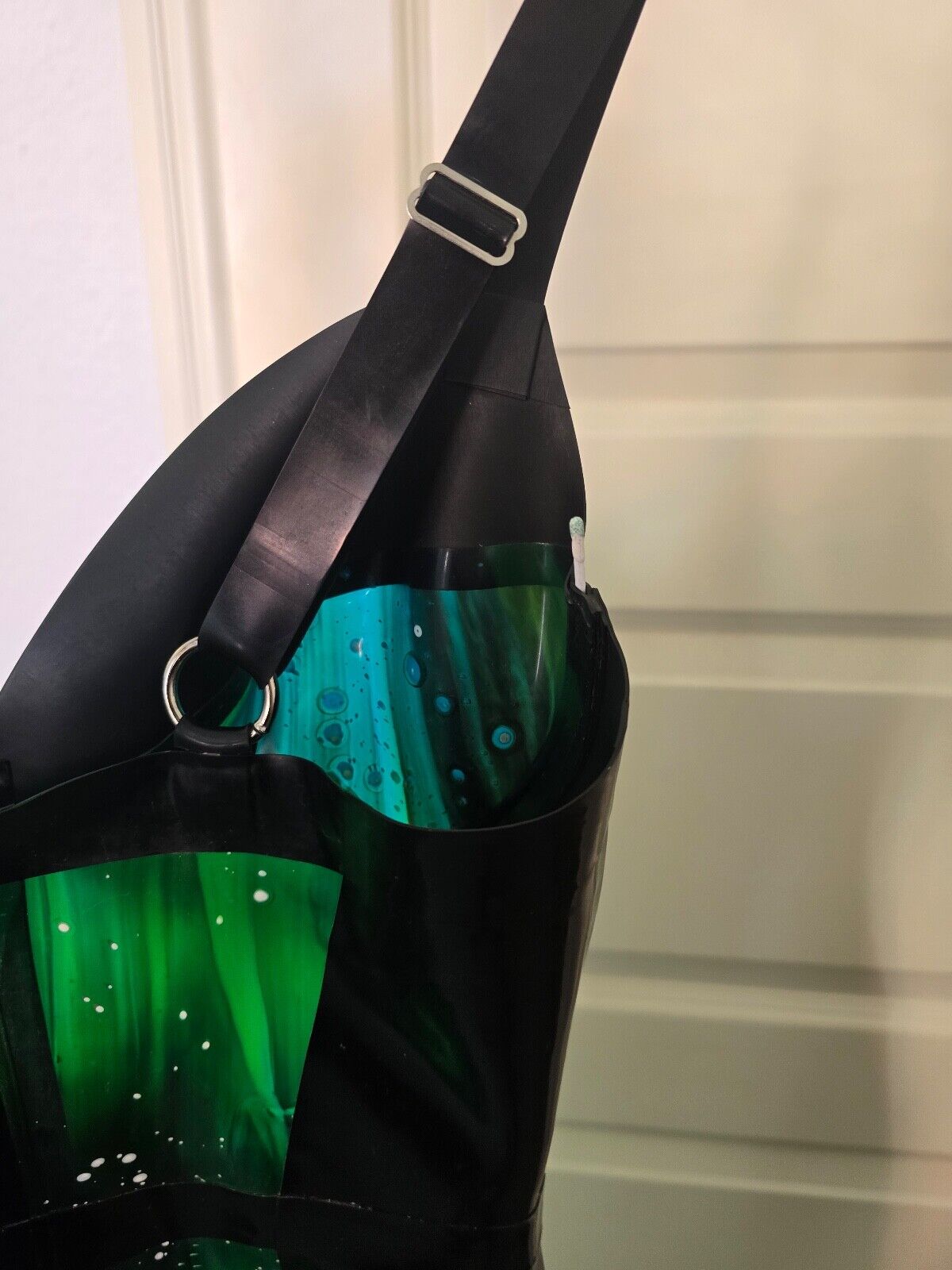 Pandora Deluxe Galaxy Green Latex Dress Size medium