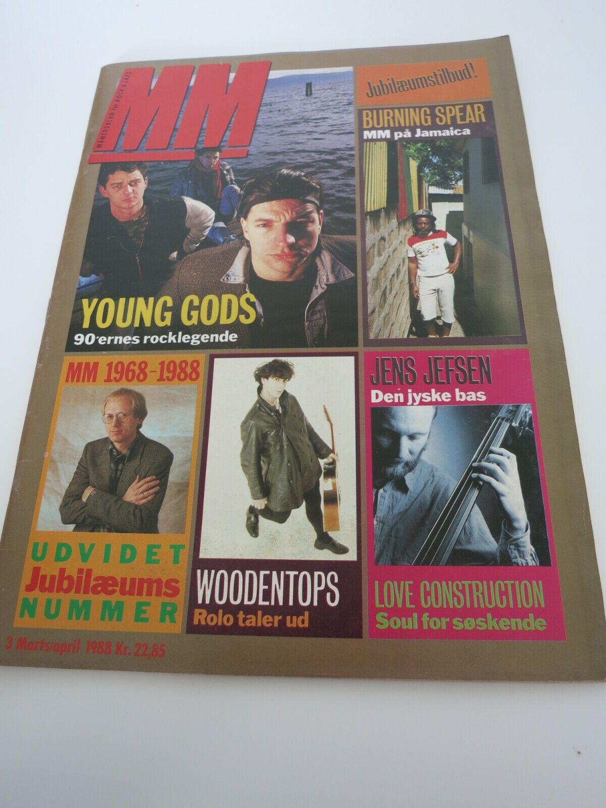 Danish Magazine 1988 YOUNG GODS Michael Falch TINA TURNER Lennon WOODENTOPS AB61