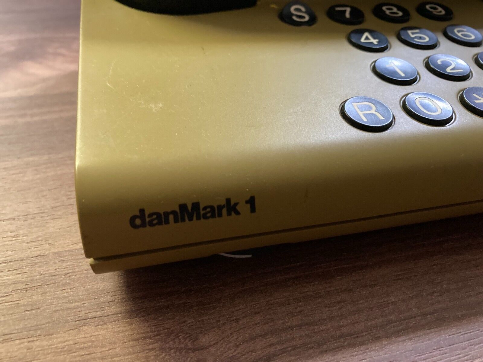 DanMark 1 Retro Vintage Danish Design 1980s Light Green Desk Landline Phone