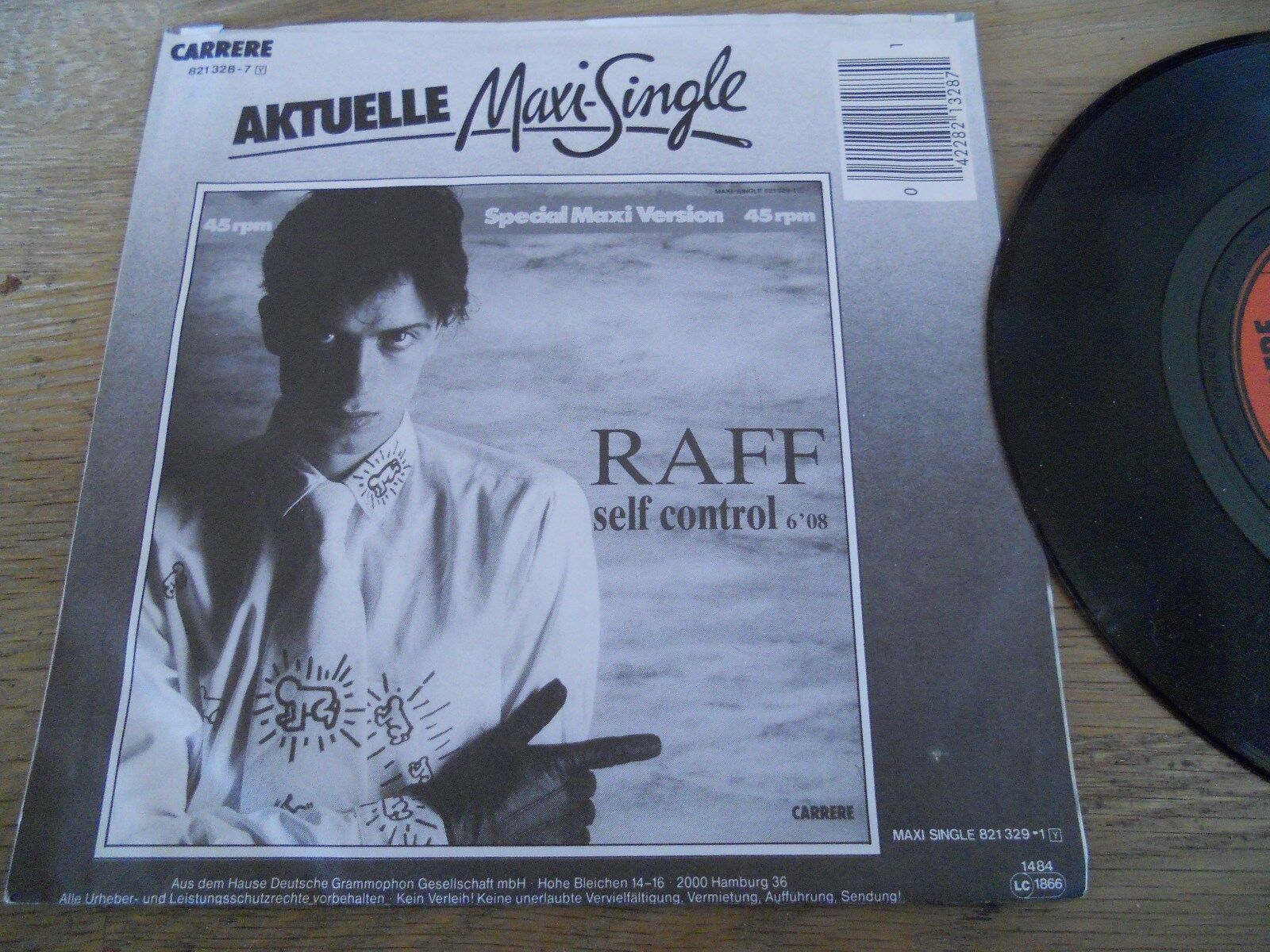 RAFF SELF CONTROL PART I  PART II 1984 GEMA CARRERE RECORDS ITALO HIGH ENERGY 7