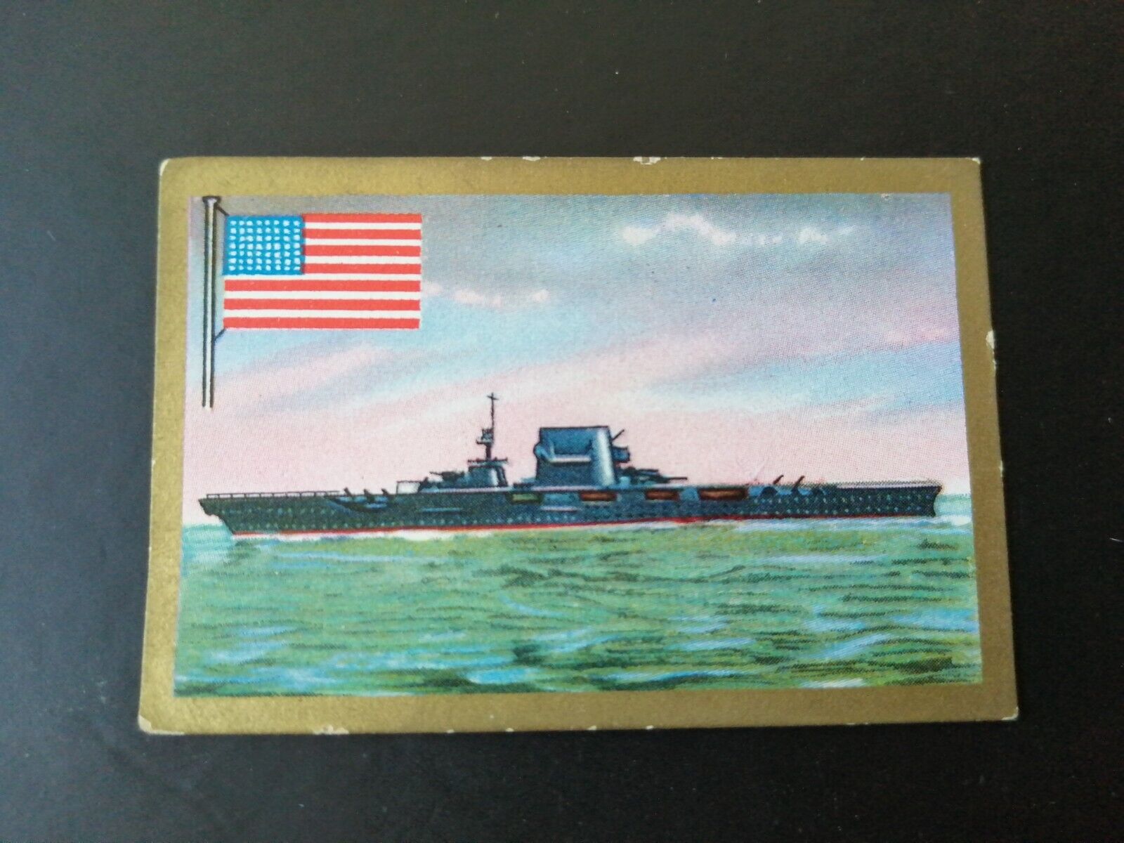 German SABA tobacco ship trading card 1931-33No 252 " Lexington" USA