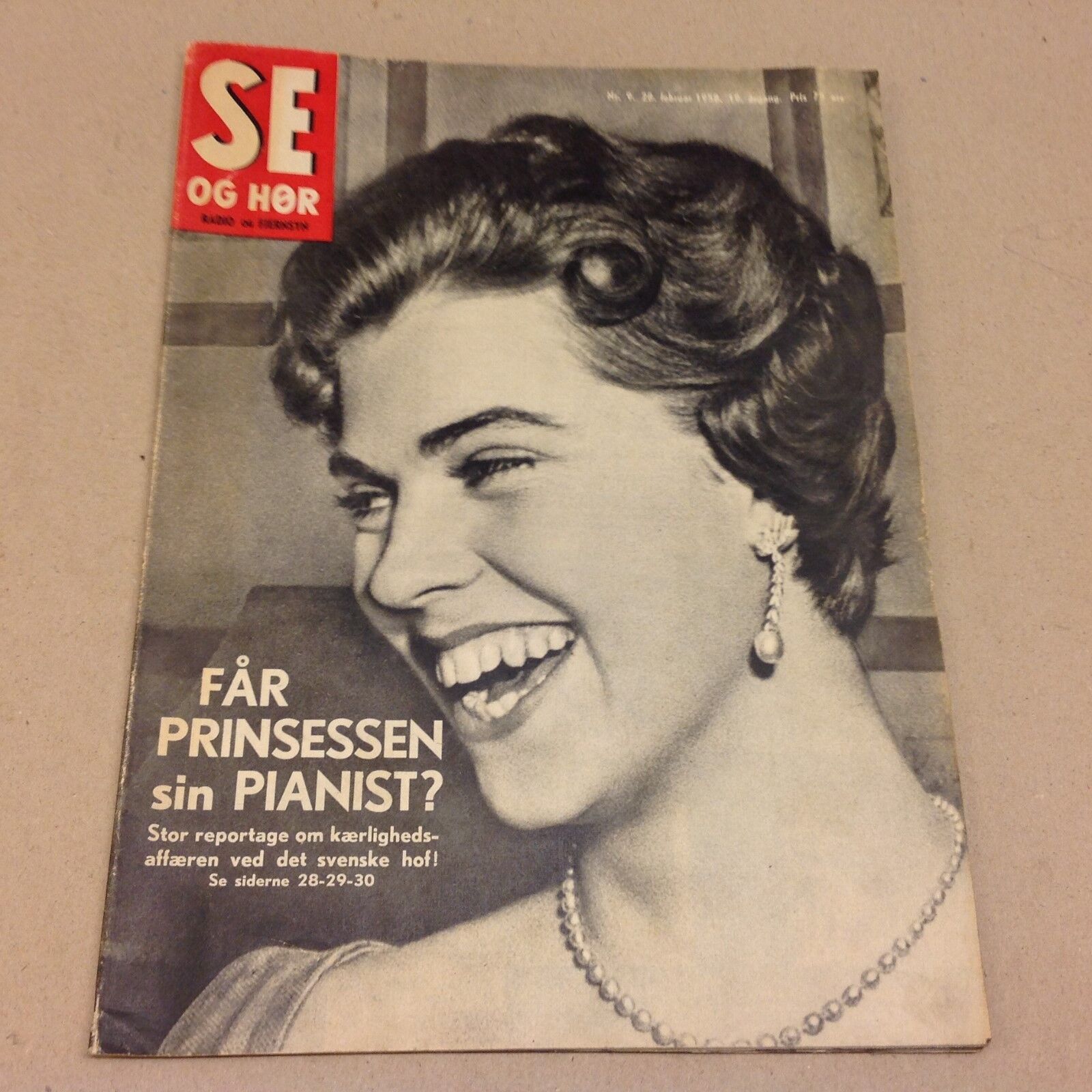 Princess Margaretha Sweden Robin Douglas-Home Danish Magazine 1958 "Se og Hoer"