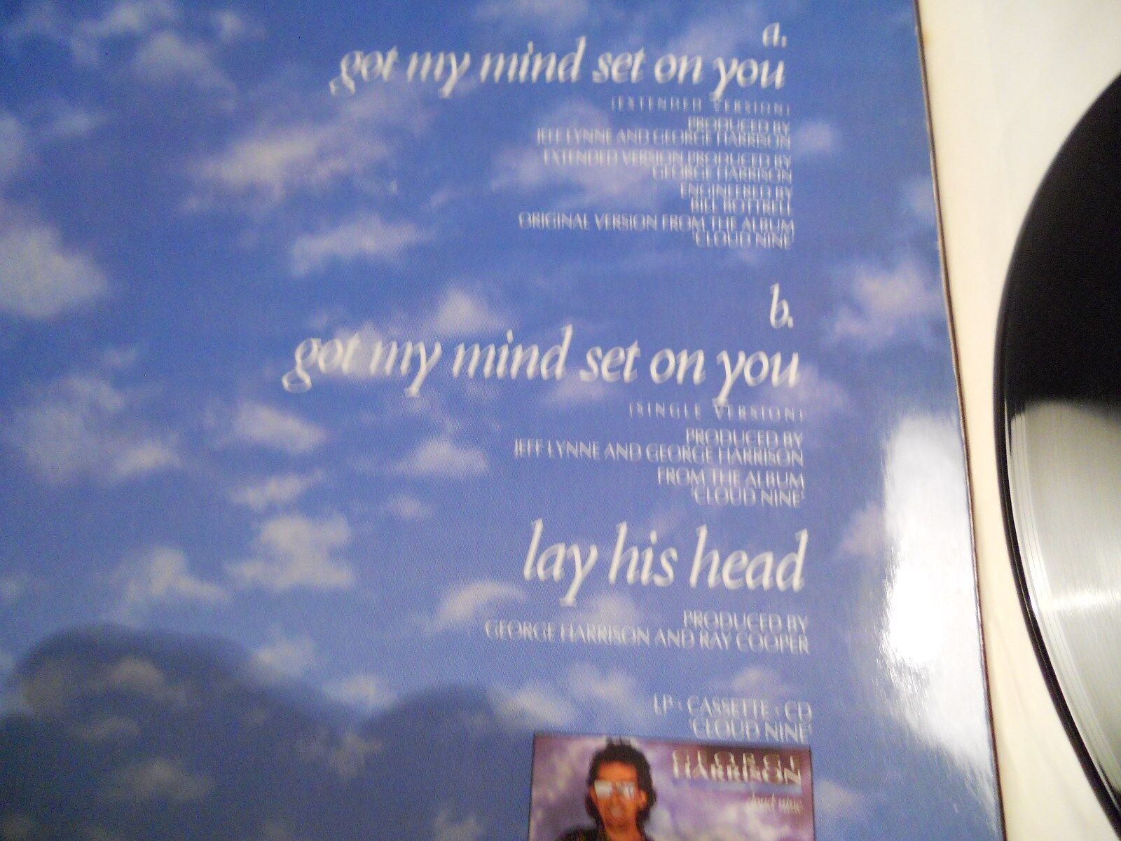 GEORGE HARRISON GOT MY MIND SET ON YOU EXTENDED VERSION 1987 GERMAN MAXI RARE