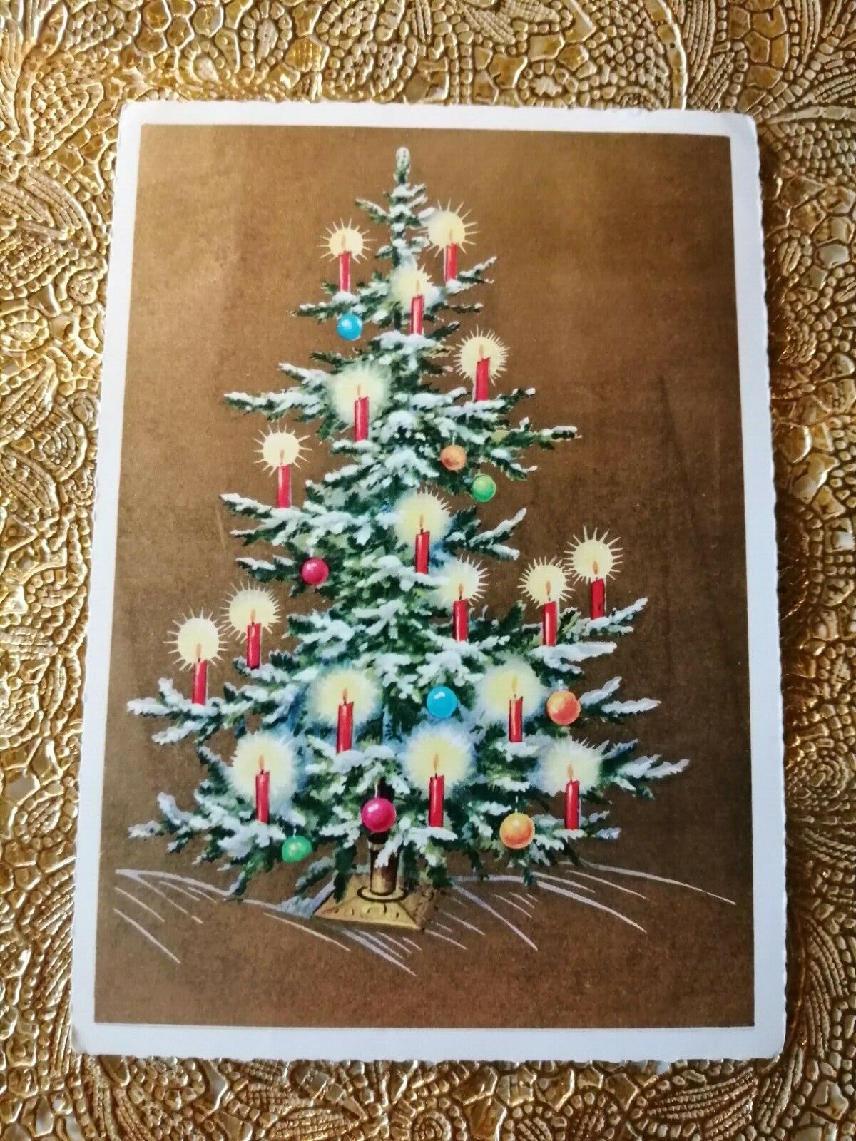 Vintage and collectible Danish Christmas cardPosted in 1969 ( No 3 r )